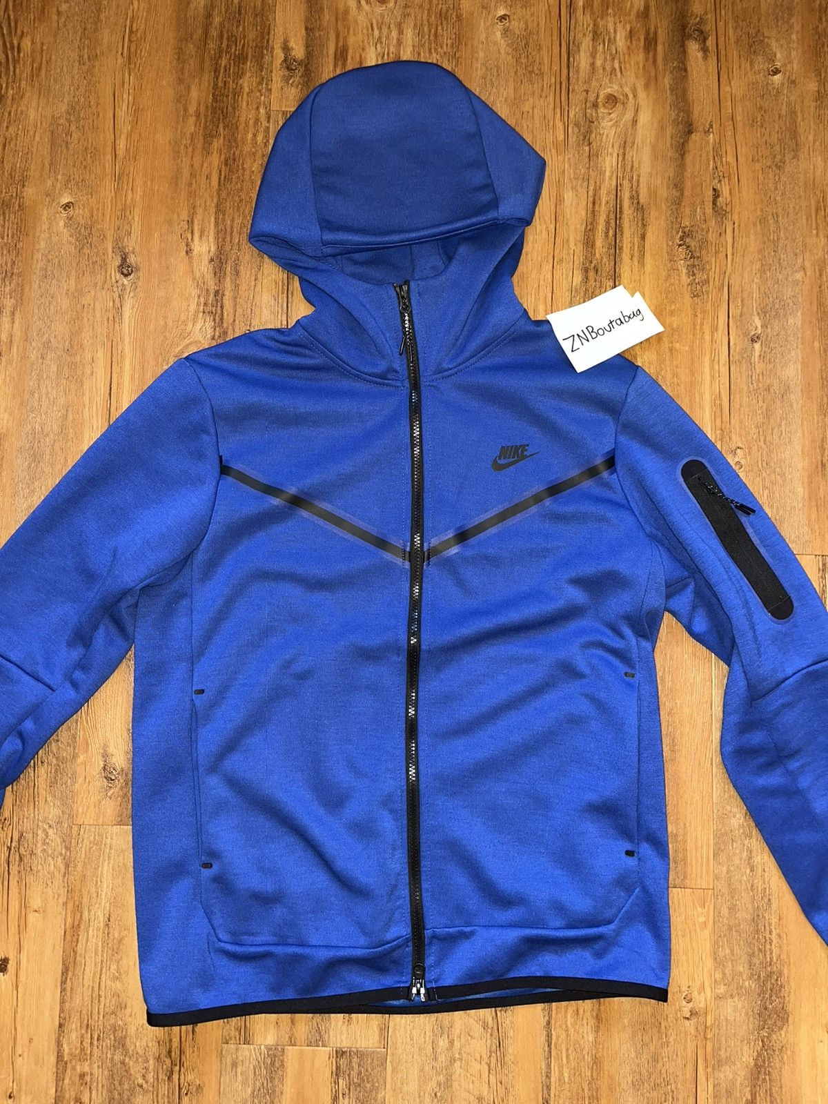 royal blue nike tech pants