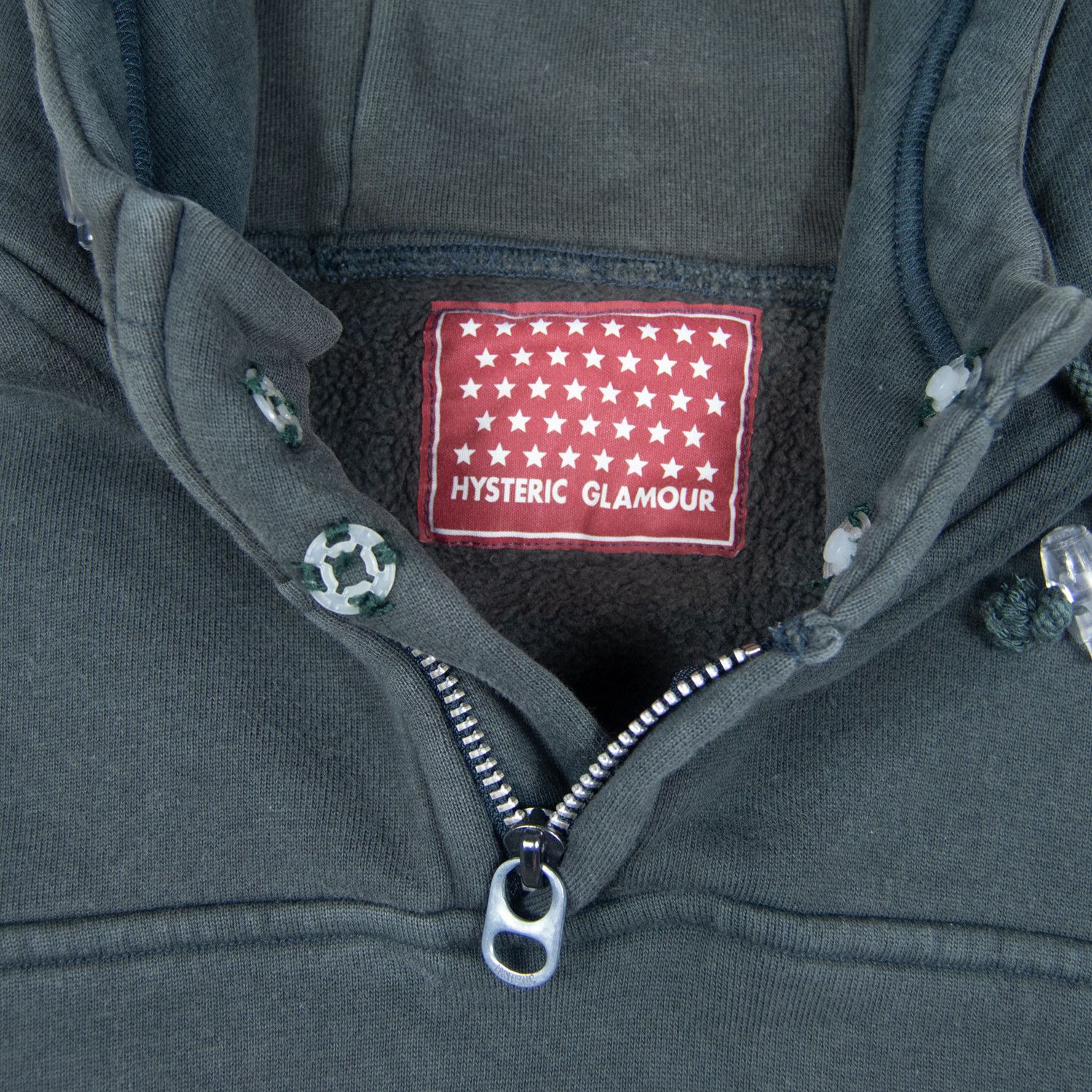 Hysteric Glamour Hysteric Glamour Multi Paneled Logo Hoodie Size US M / EU 48-50 / 2 - 4 Thumbnail