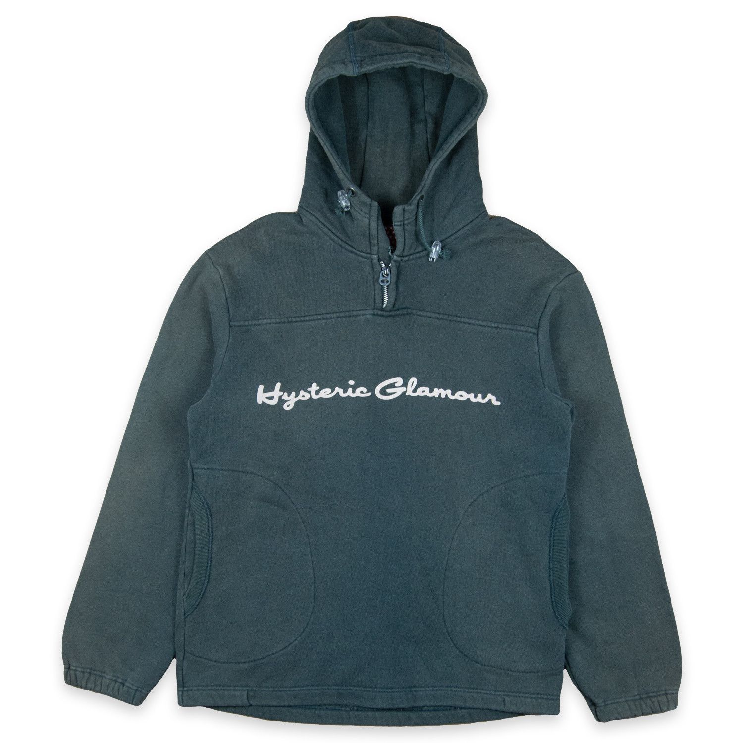 Hysteric Glamour Hysteric Glamour Multi Paneled Logo Hoodie Size US M / EU 48-50 / 2 - 1 Thumbnail