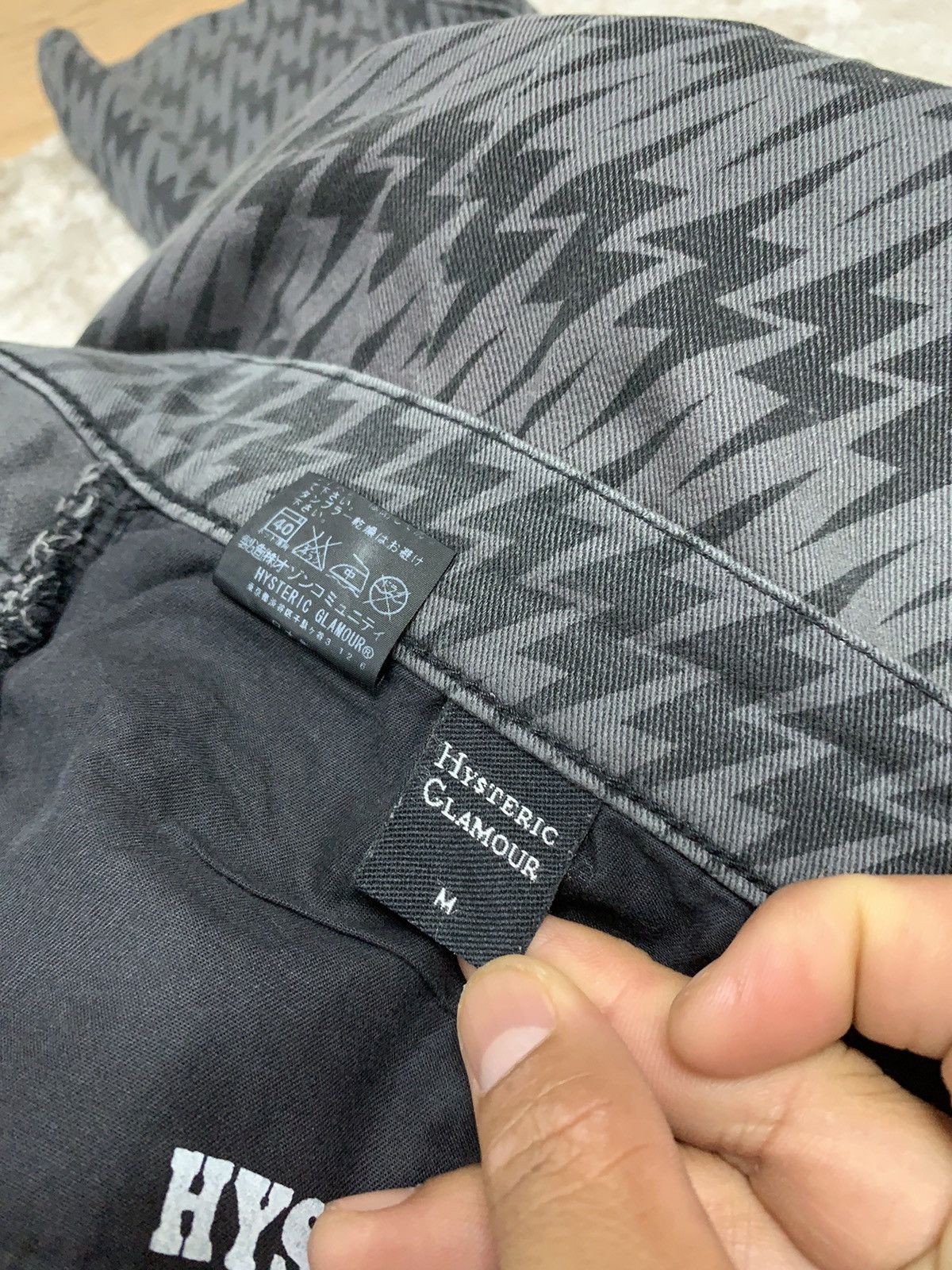 Designer × Hysteric Glamour × Japanese Brand HYSTERIC GLAMOUR ZIPPER AT LEG JAPANESE BRAND PANTS Size US 32 / EU 48 - 19 Thumbnail