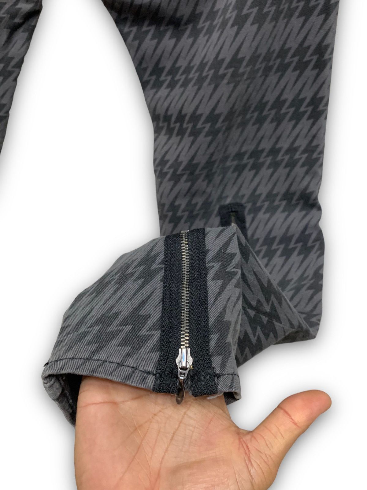 Designer × Hysteric Glamour × Japanese Brand HYSTERIC GLAMOUR ZIPPER AT LEG JAPANESE BRAND PANTS Size US 32 / EU 48 - 7 Thumbnail