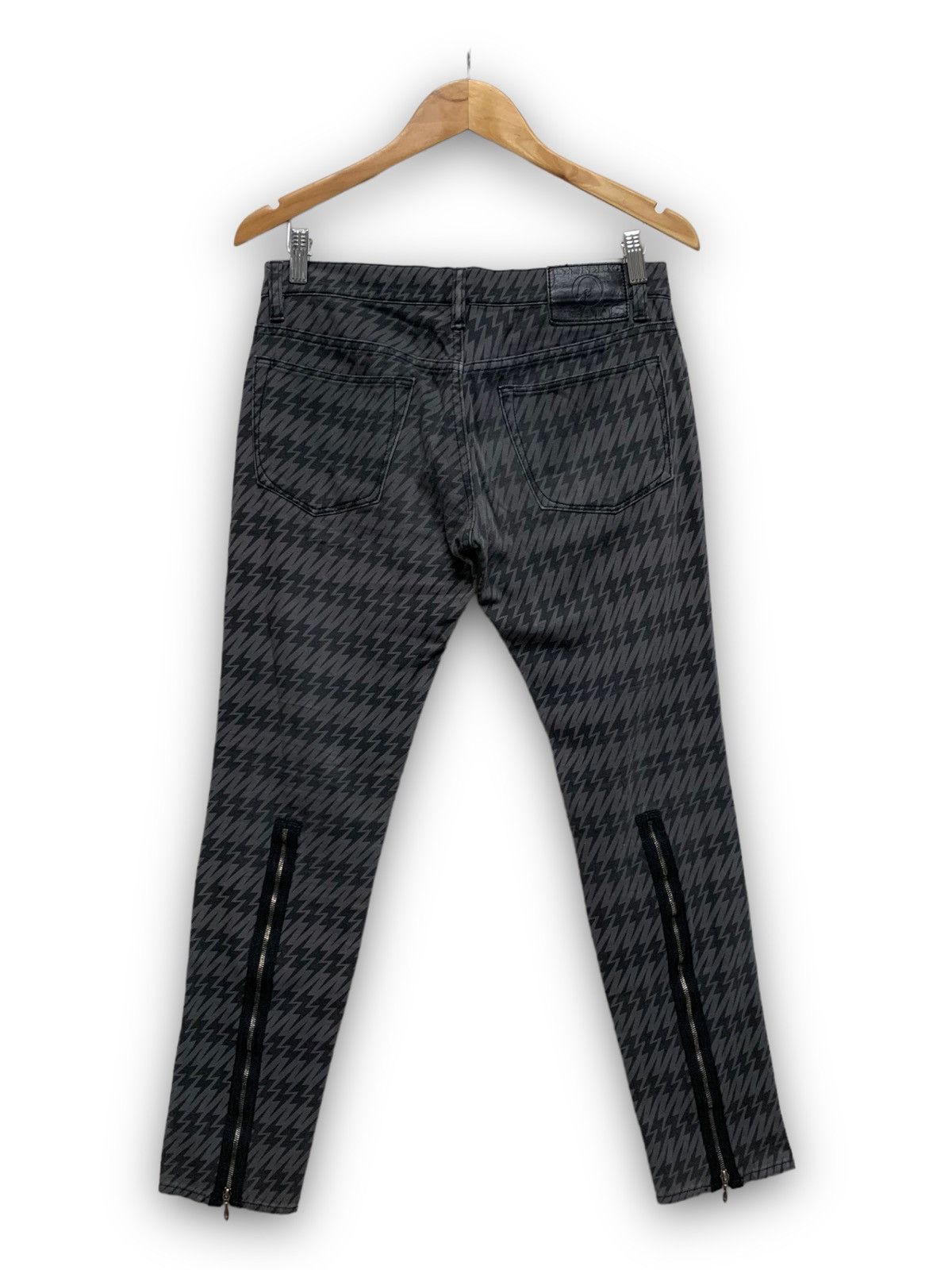Designer × Hysteric Glamour × Japanese Brand HYSTERIC GLAMOUR ZIPPER AT LEG JAPANESE BRAND PANTS Size US 32 / EU 48 - 1 Thumbnail