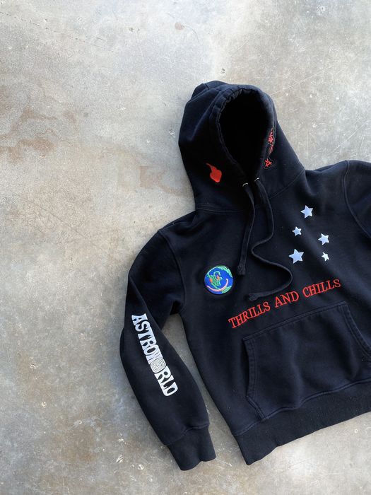 Travis scott thrills hot sale and chills hoodie