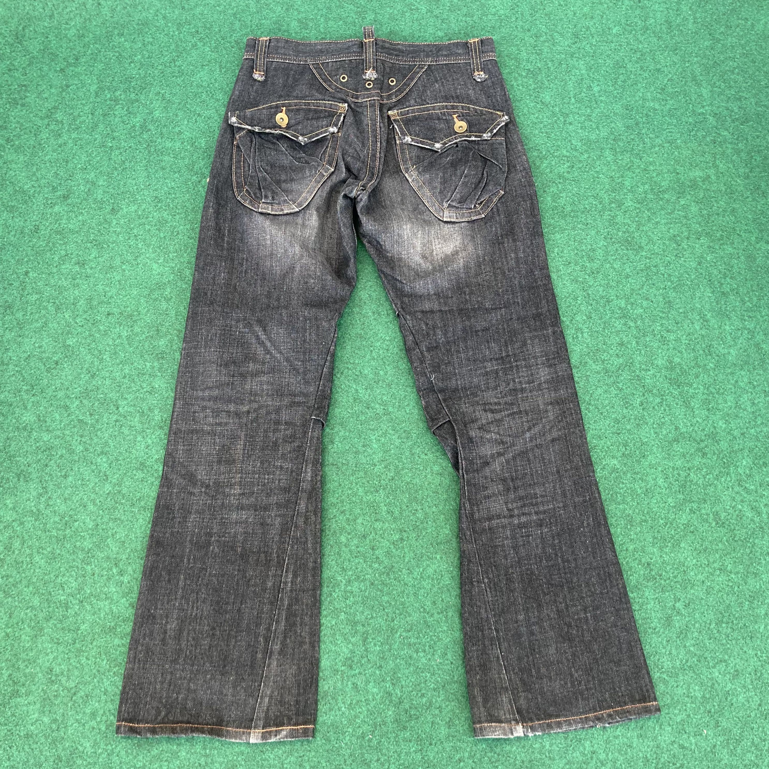 Edwin × Japanese Brand × Vintage Vtg Edwin Pocket Style Jeans Rap Grunge Punk Streetwear Rare Size US 31 - 7 Thumbnail