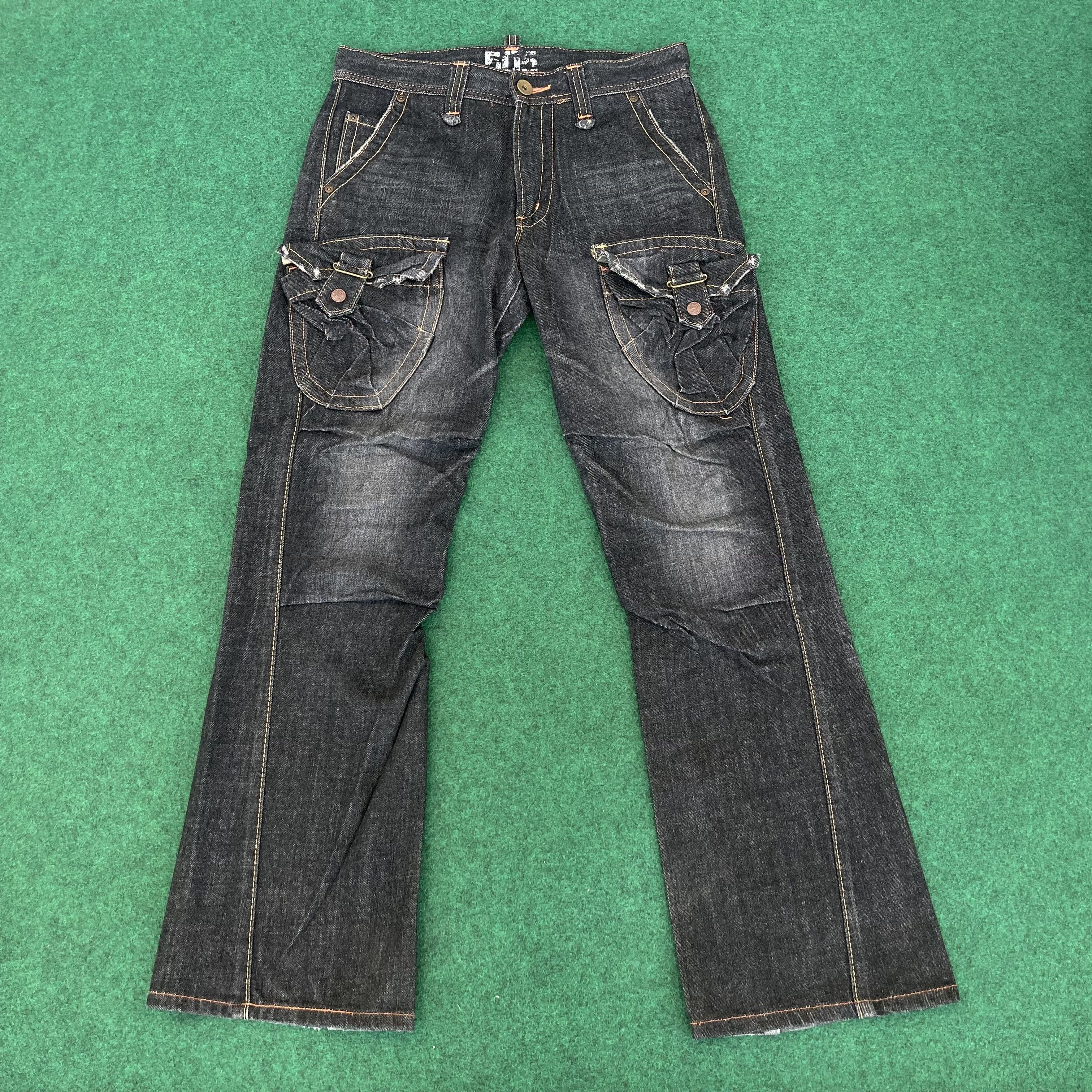 Edwin × Japanese Brand × Vintage Vtg Edwin Pocket Style Jeans Rap Grunge Punk Streetwear Rare Size US 31 - 1 Thumbnail