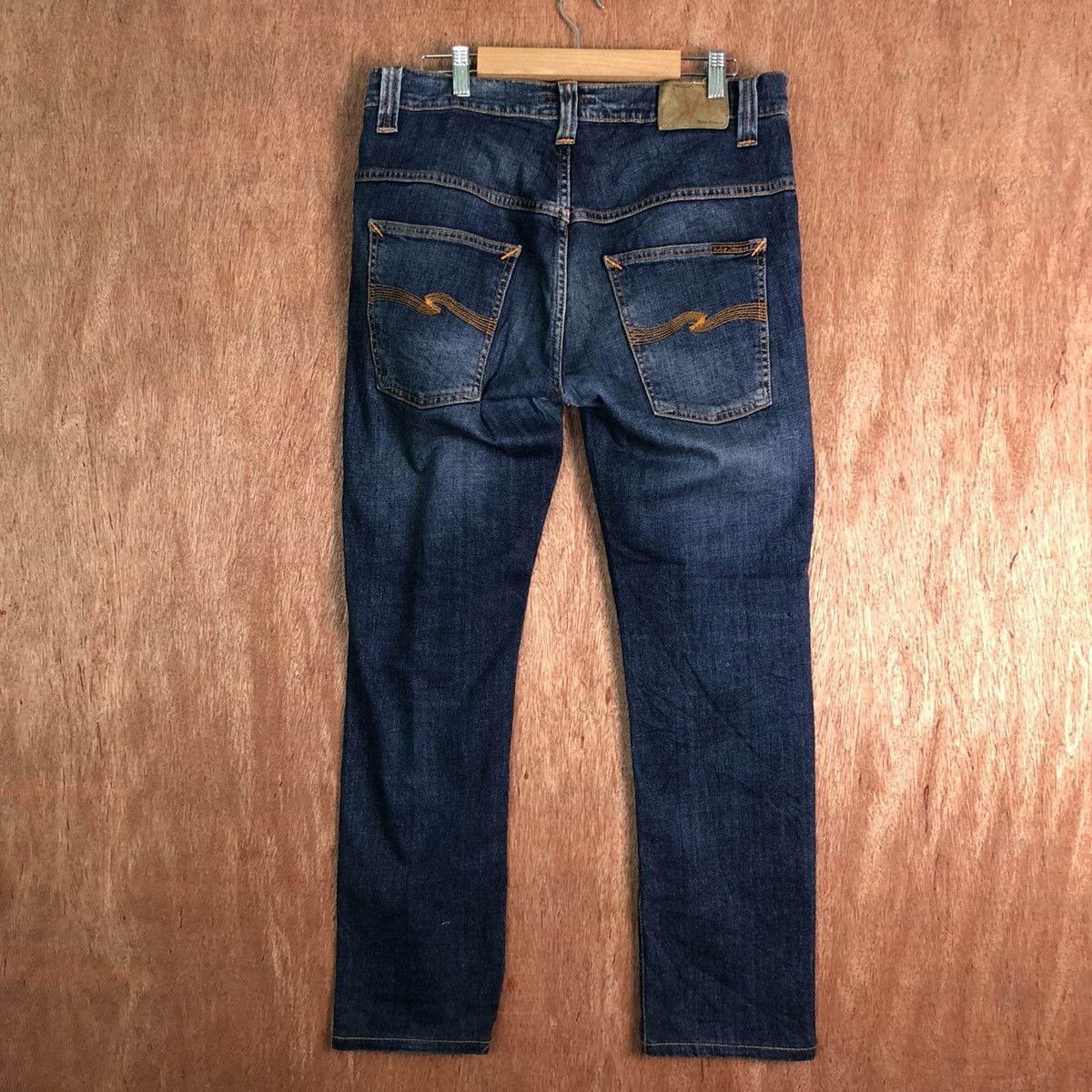 image of Nudie Jeans Co Blue Denim Pants C138, Men's (Size 32)