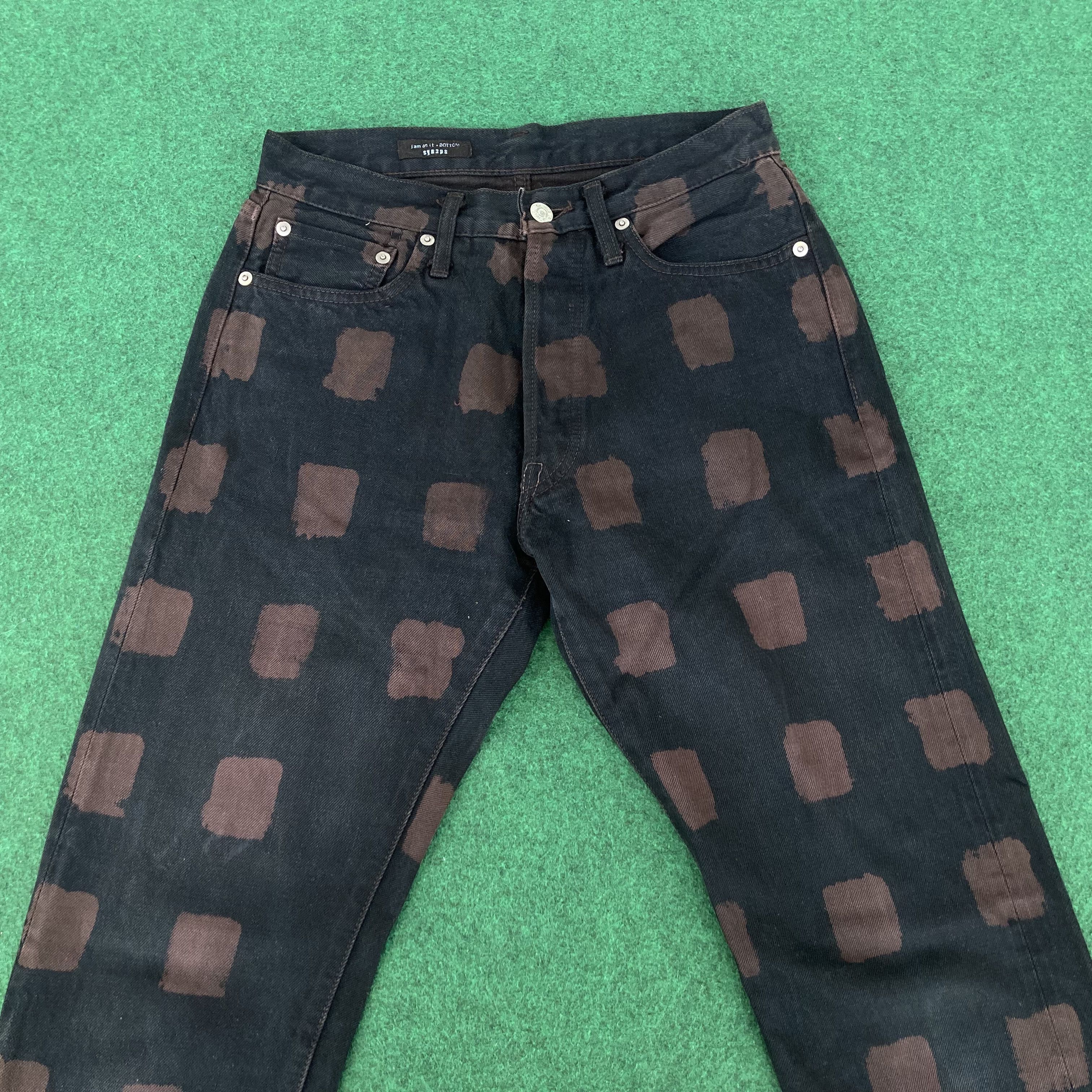 Japanese Brand 28x30.5 Vtg Synaps Redline Selvedge Jeans Size US 28 / EU 44 - 3 Thumbnail