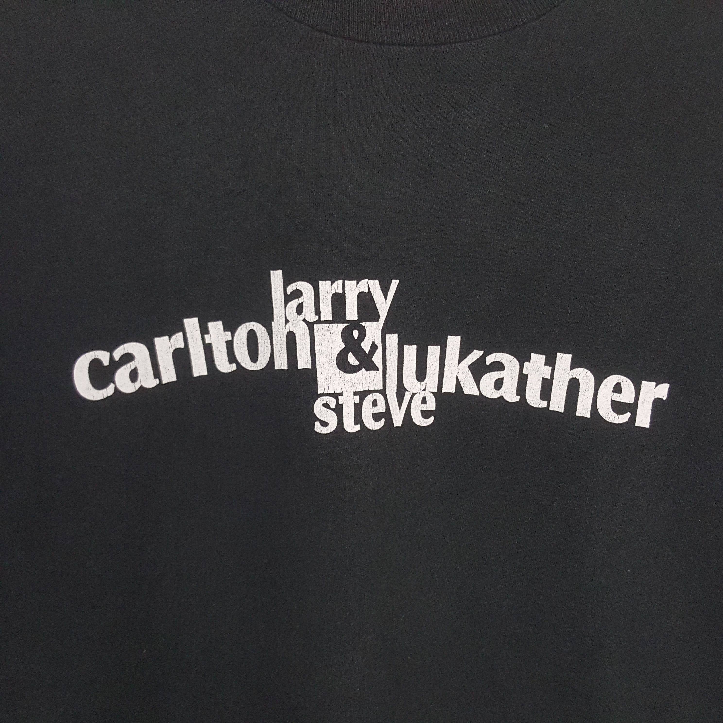 Band Tees × Vintage Vintage Larry Cartlon & Likather Steve American Band Tshirt Size US M / EU 48-50 / 2 - 2 Thumbnail