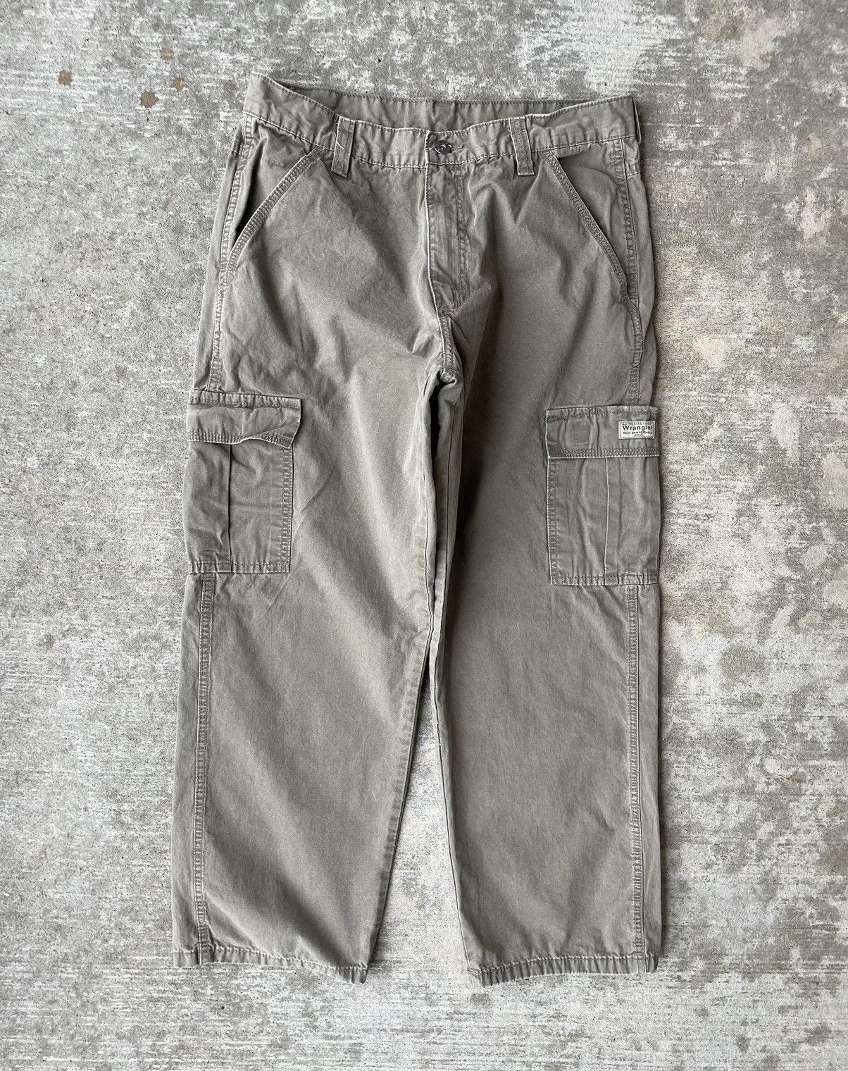 Vintage × Wrangler Vintage Y2K Wrangler Cargo Utility Pants Size US 32 / EU 48 - 1 Thumbnail
