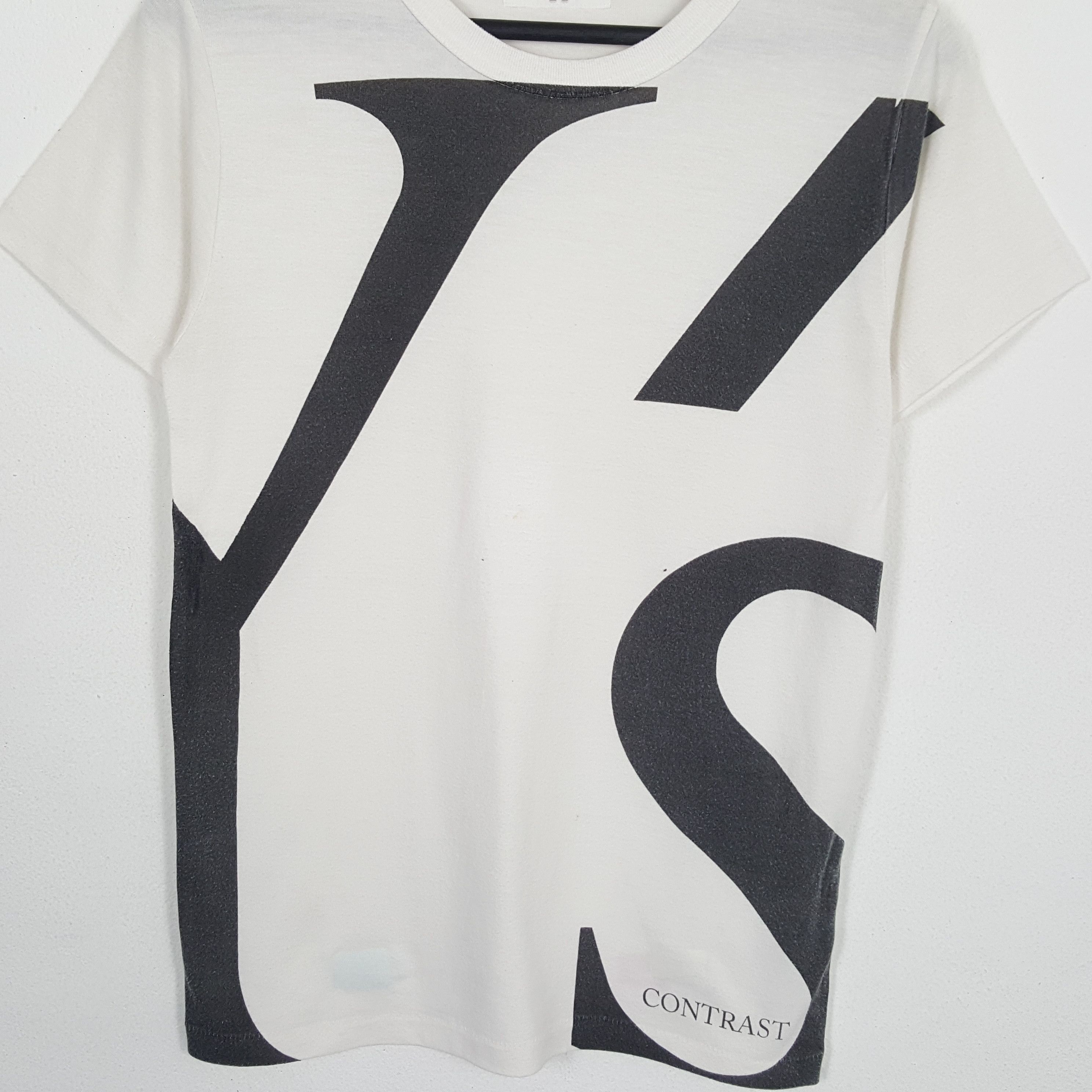Yohji Yamamoto Y'S CONTRASS Japanese Designer Yohji Yamamoto Tshirt Size US S / EU 44-46 / 1 - 2 Thumbnail