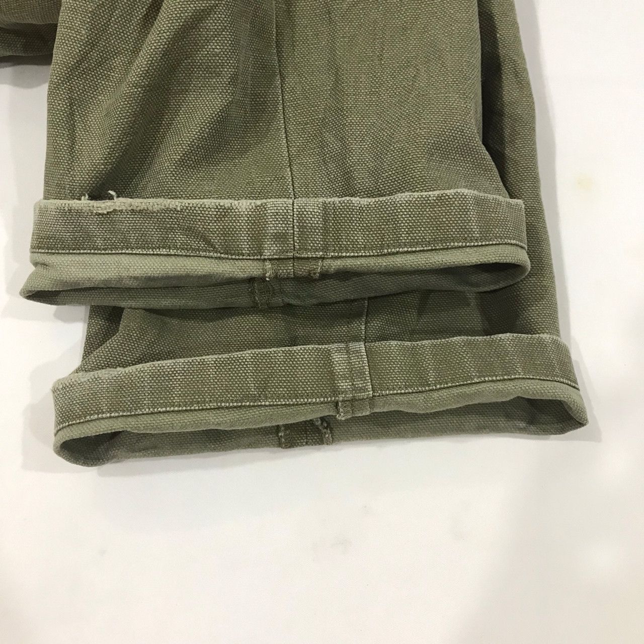 Japanese Brand Undercover by Jun Takahashi Green Distress Denim Jeans Size US 30 / EU 46 - 7 Thumbnail