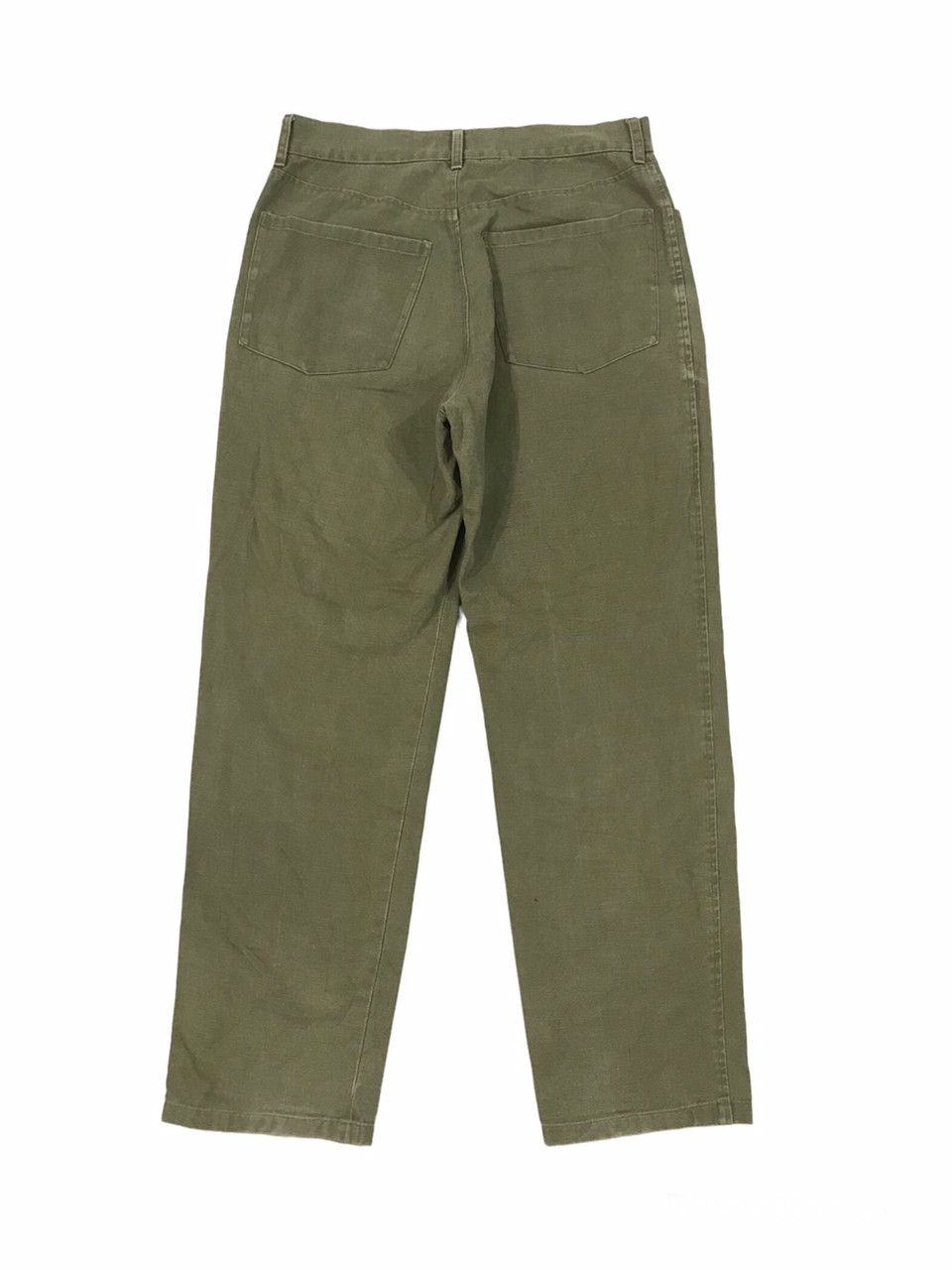 Japanese Brand Undercover by Jun Takahashi Green Distress Denim Jeans Size US 30 / EU 46 - 3 Thumbnail