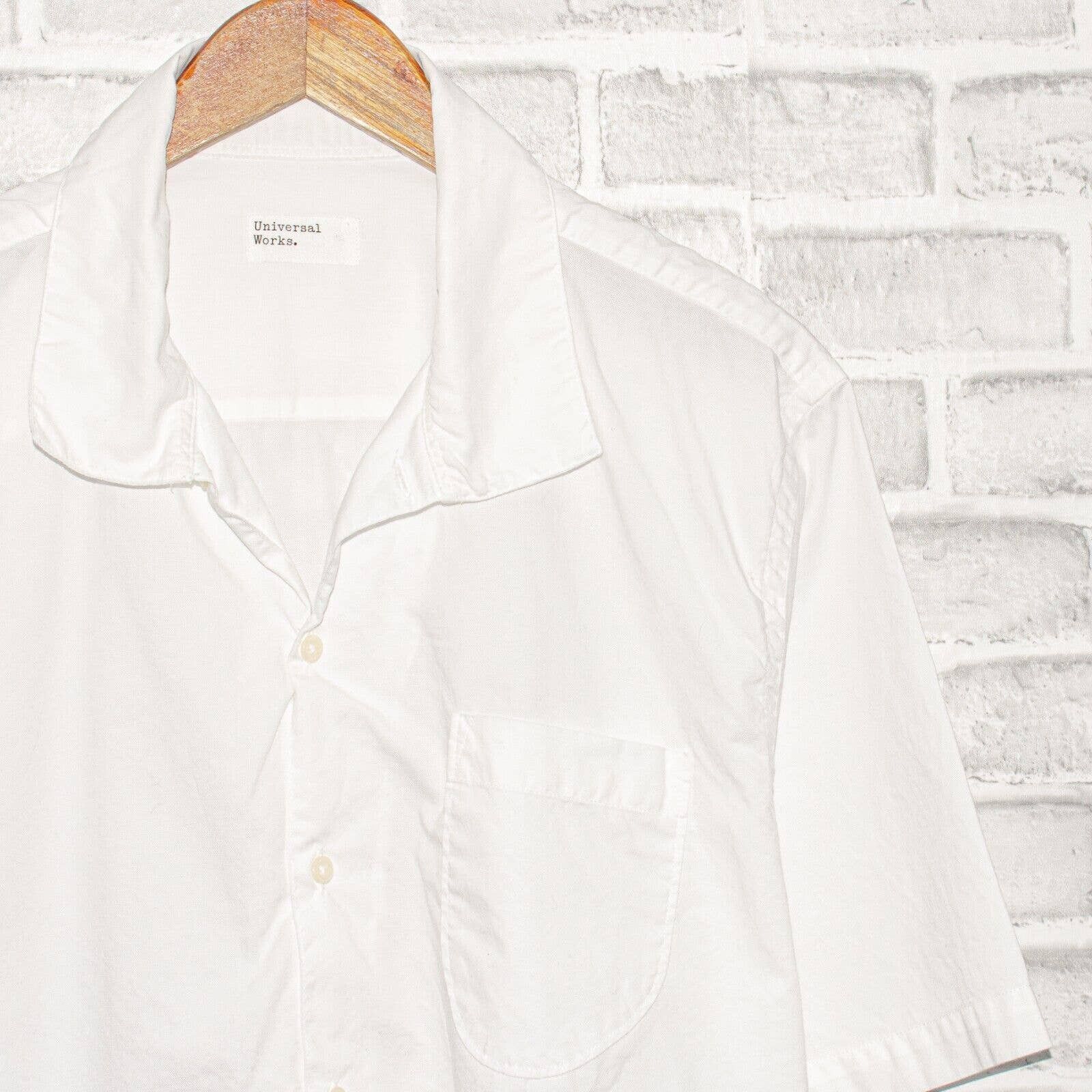 Universal Works Universal Works Short Sleeve button up Camp Shirt White Size US XL / EU 56 / 4 - 3 Thumbnail