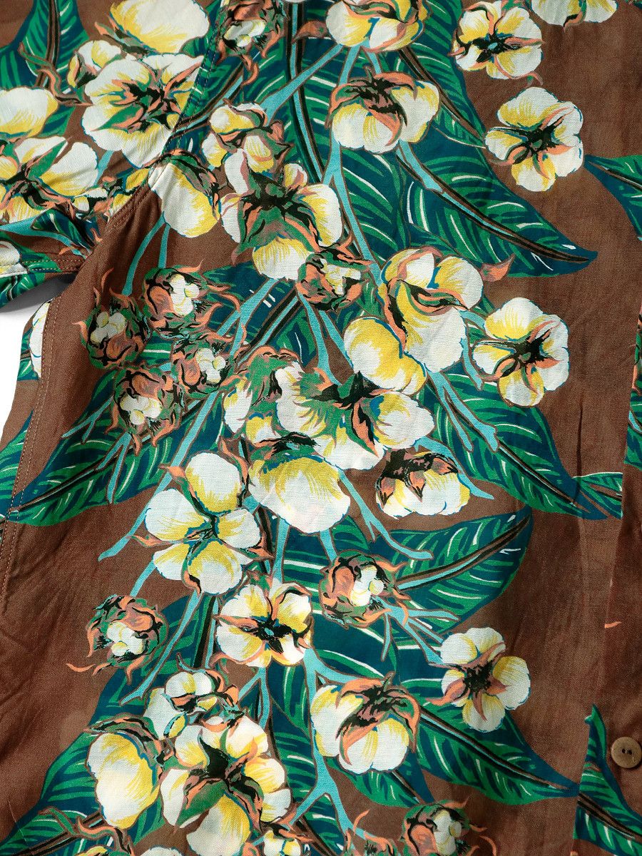 Kapital Kapital Silk Rayon Cotton Flower Rangle Collar Aloha Shirt Size US L / EU 52-54 / 3 - 2 Thumbnail