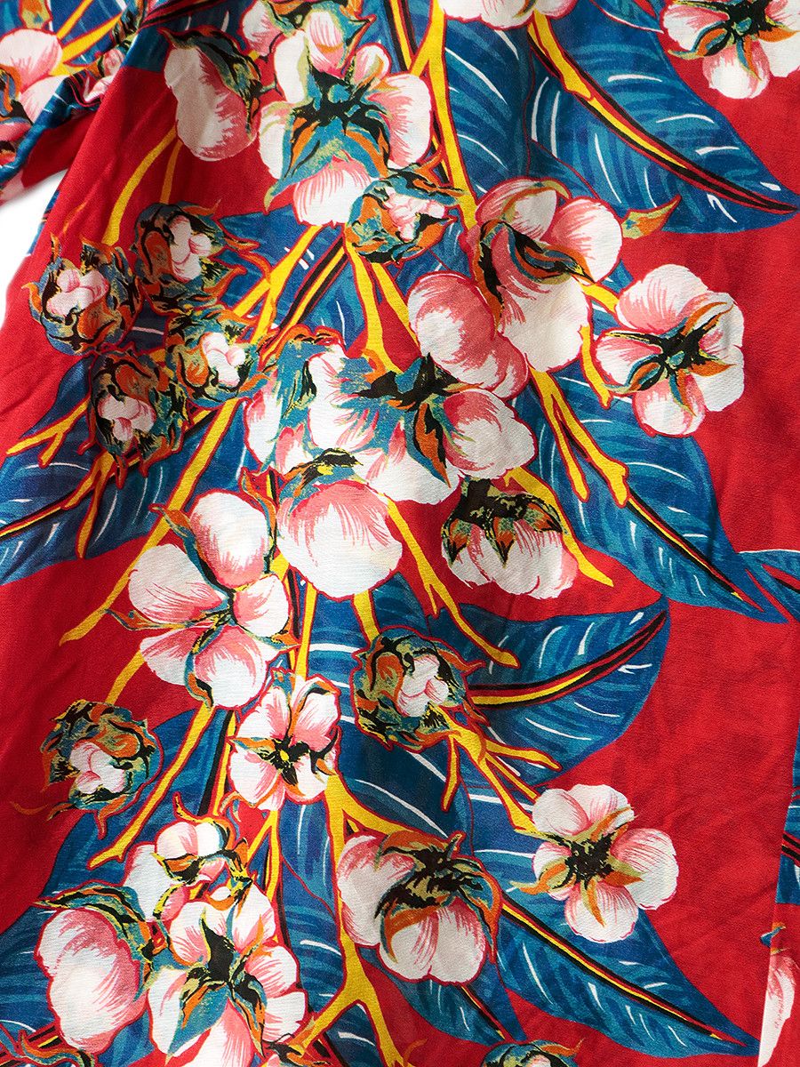 Kapital Kapital Silk Rayon Cotton Flower Rangle Collar Aloha Shirt Size US L / EU 52-54 / 3 - 2 Thumbnail