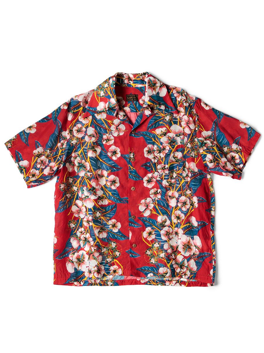 Kapital Kapital Silk Rayon Cotton Flower Rangle Collar Aloha Shirt Size US L / EU 52-54 / 3 - 1 Thumbnail