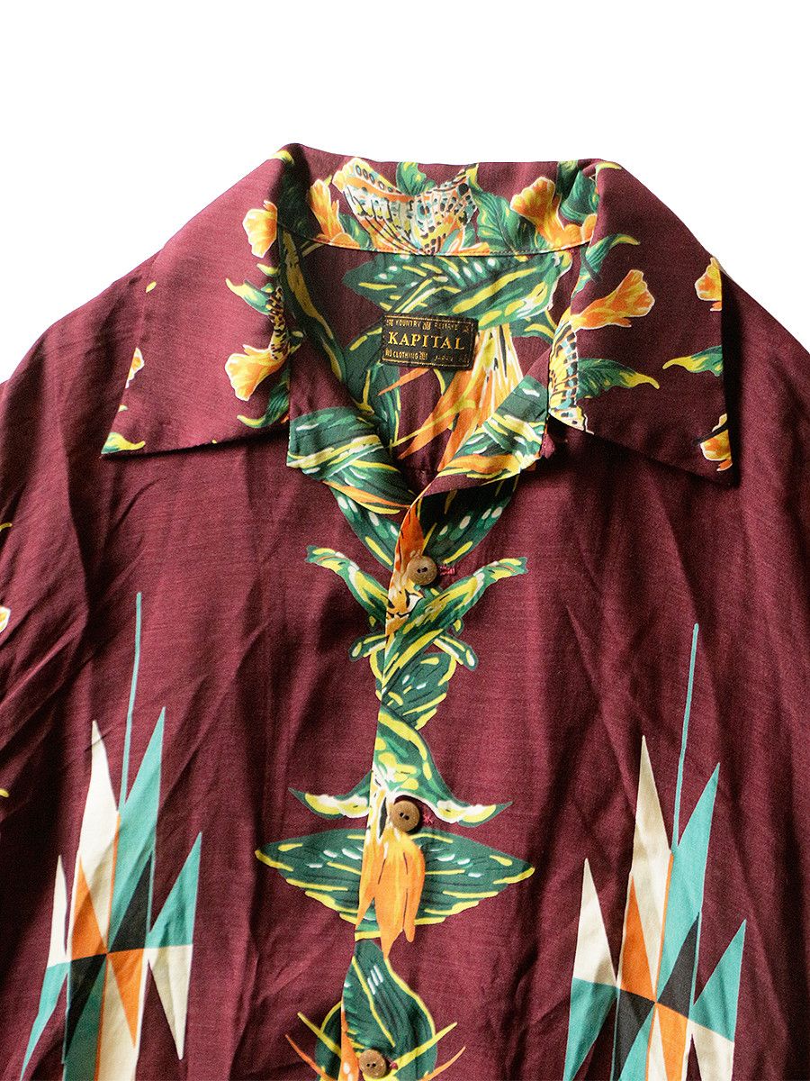 Kapital Kapital Silk rayon hibiscus Ortega pt Aloha shirt Size US L / EU 52-54 / 3 - 2 Thumbnail