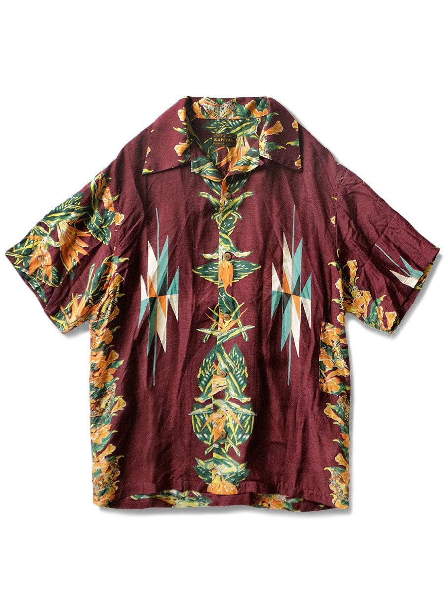 Kapital Kapital Silk rayon hibiscus Ortega pt Aloha shirt Size US L / EU 52-54 / 3 - 1 Thumbnail