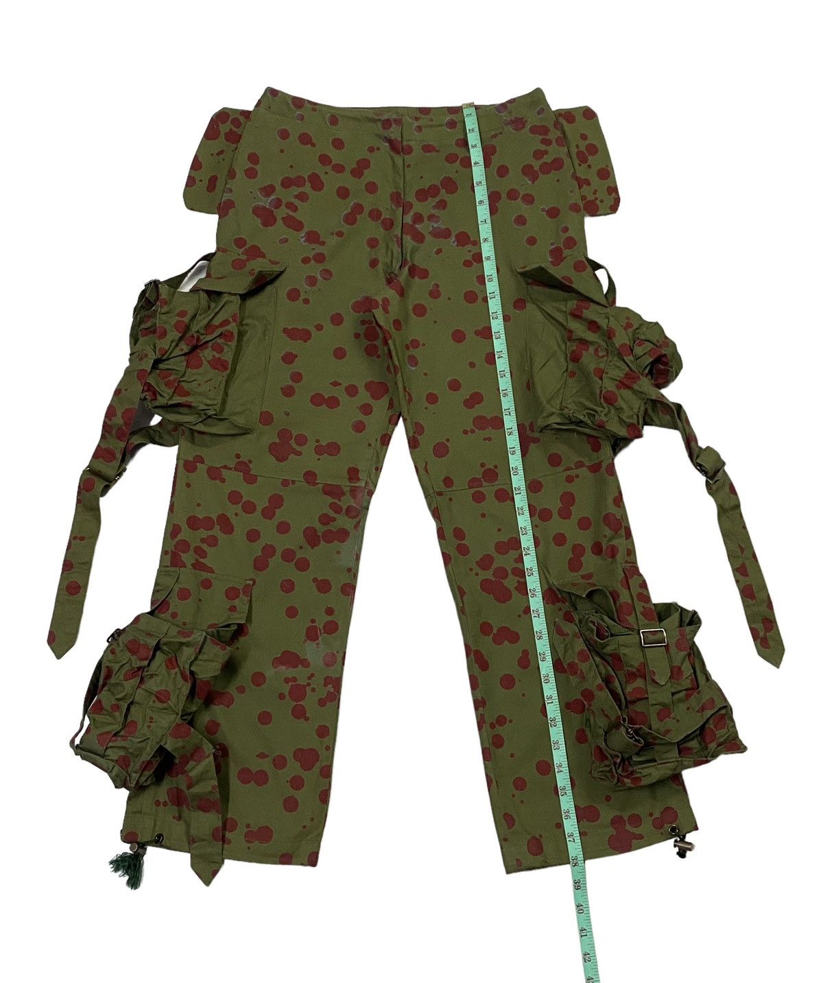 Japanese Brand Costume Made Cropped Pants Multi-Pockets Size US 30 / EU 46 - 6 Thumbnail