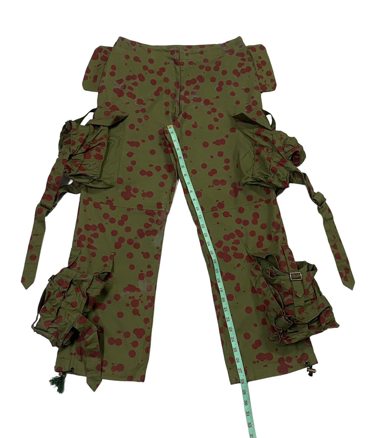 Japanese Brand Costume Made Cropped Pants Multi-Pockets Size US 30 / EU 46 - 7 Thumbnail