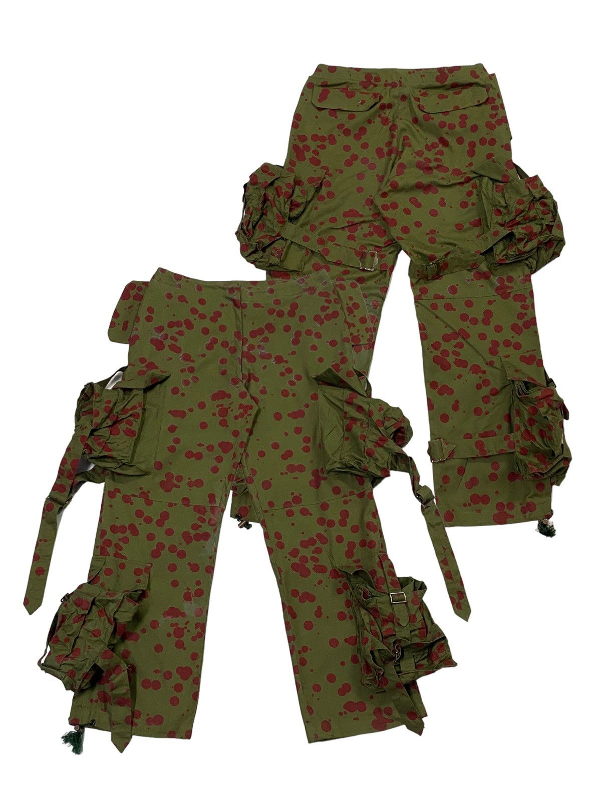 Japanese Brand Costume Made Cropped Pants Multi-Pockets Size US 30 / EU 46 - 1 Thumbnail