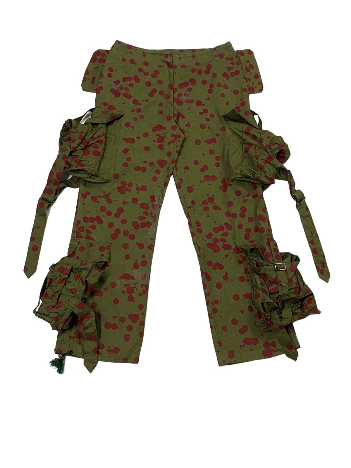 Japanese Brand Costume Made Cropped Pants Multi-Pockets Size US 30 / EU 46 - 2 Thumbnail