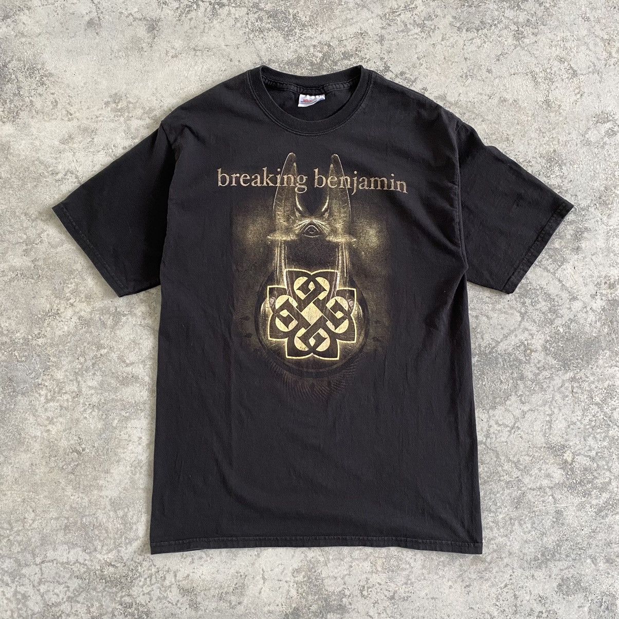 Band Tees Vintage 2000’s Breaking Benjamin Rock Band T-shirt Size US M / EU 48-50 / 2 - 2 Thumbnail