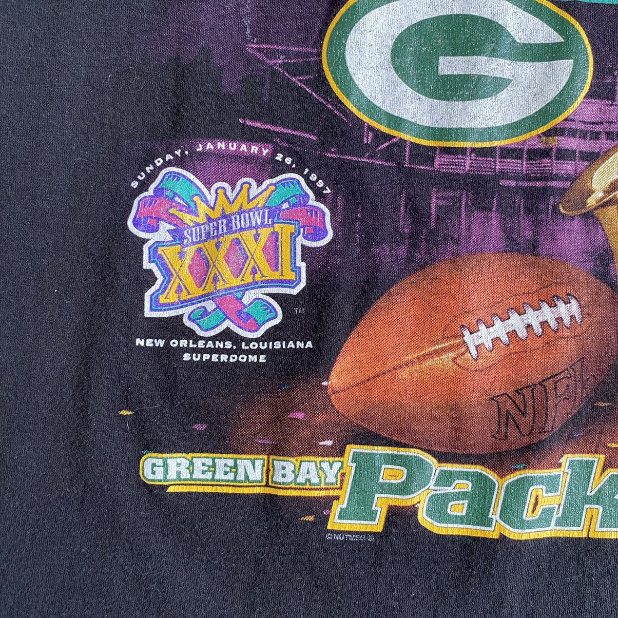 NFL Vintage 1997 Super Bowl Championship Packers NFL T-shirt Size US XXL / EU 58 / 5 - 5 Thumbnail