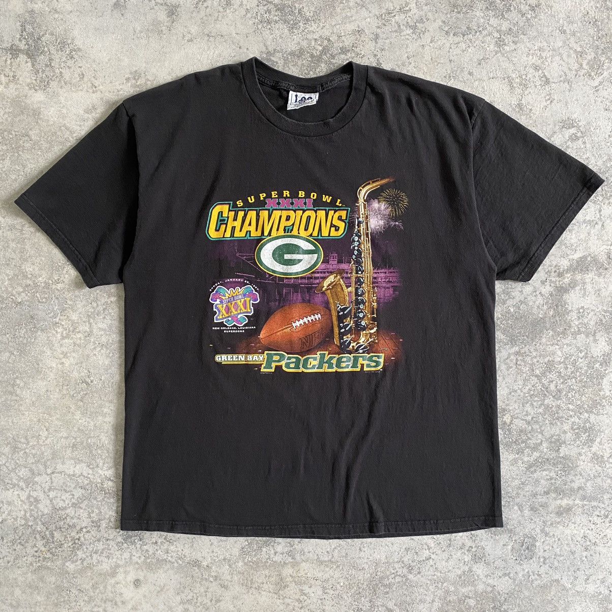 NFL Vintage 1997 Super Bowl Championship Packers NFL T-shirt Size US XXL / EU 58 / 5 - 1 Thumbnail