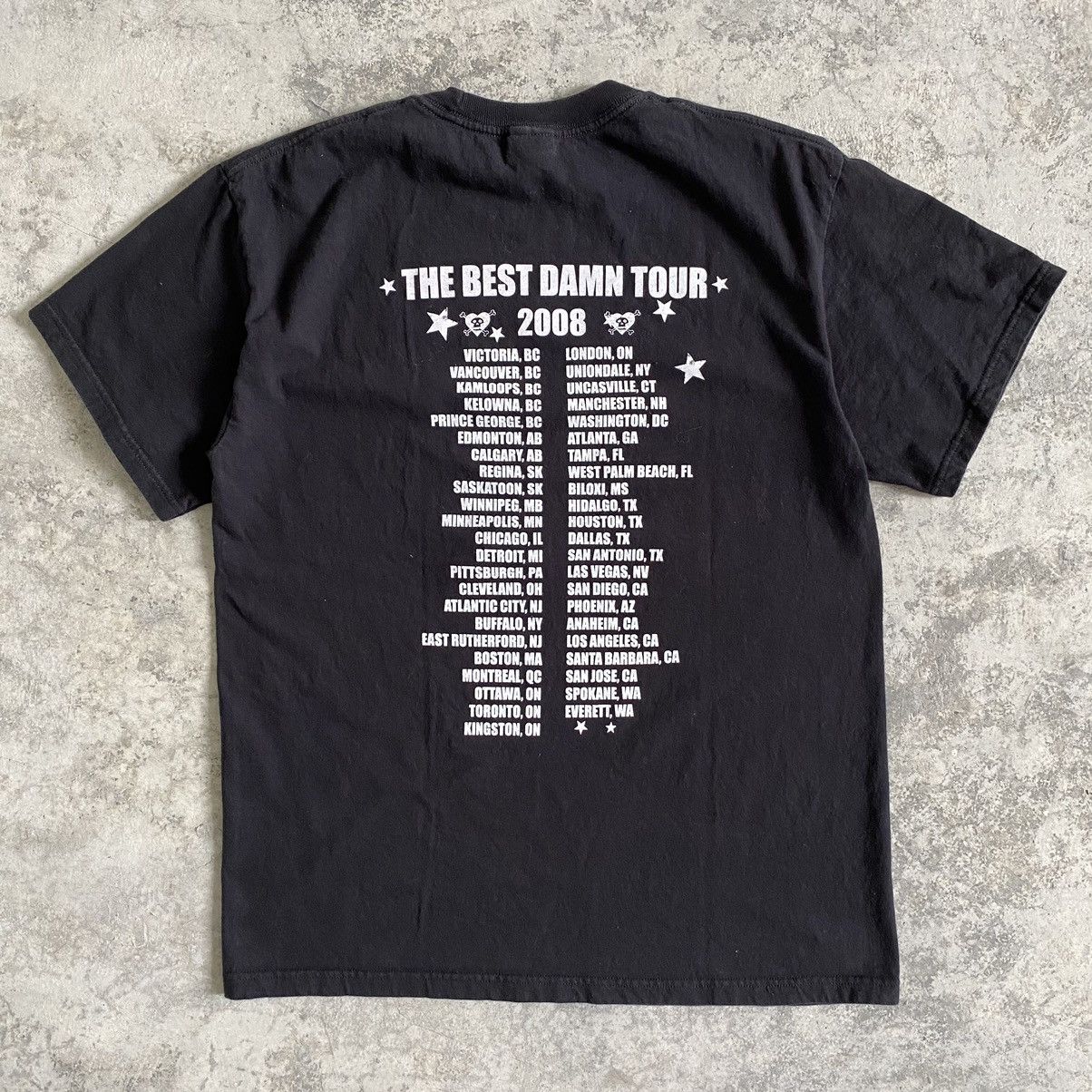 Band Tees Vintage Y2K Avril Lavigne Promo Tour T-shirt Size US M / EU 48-50 / 2 - 8 Thumbnail