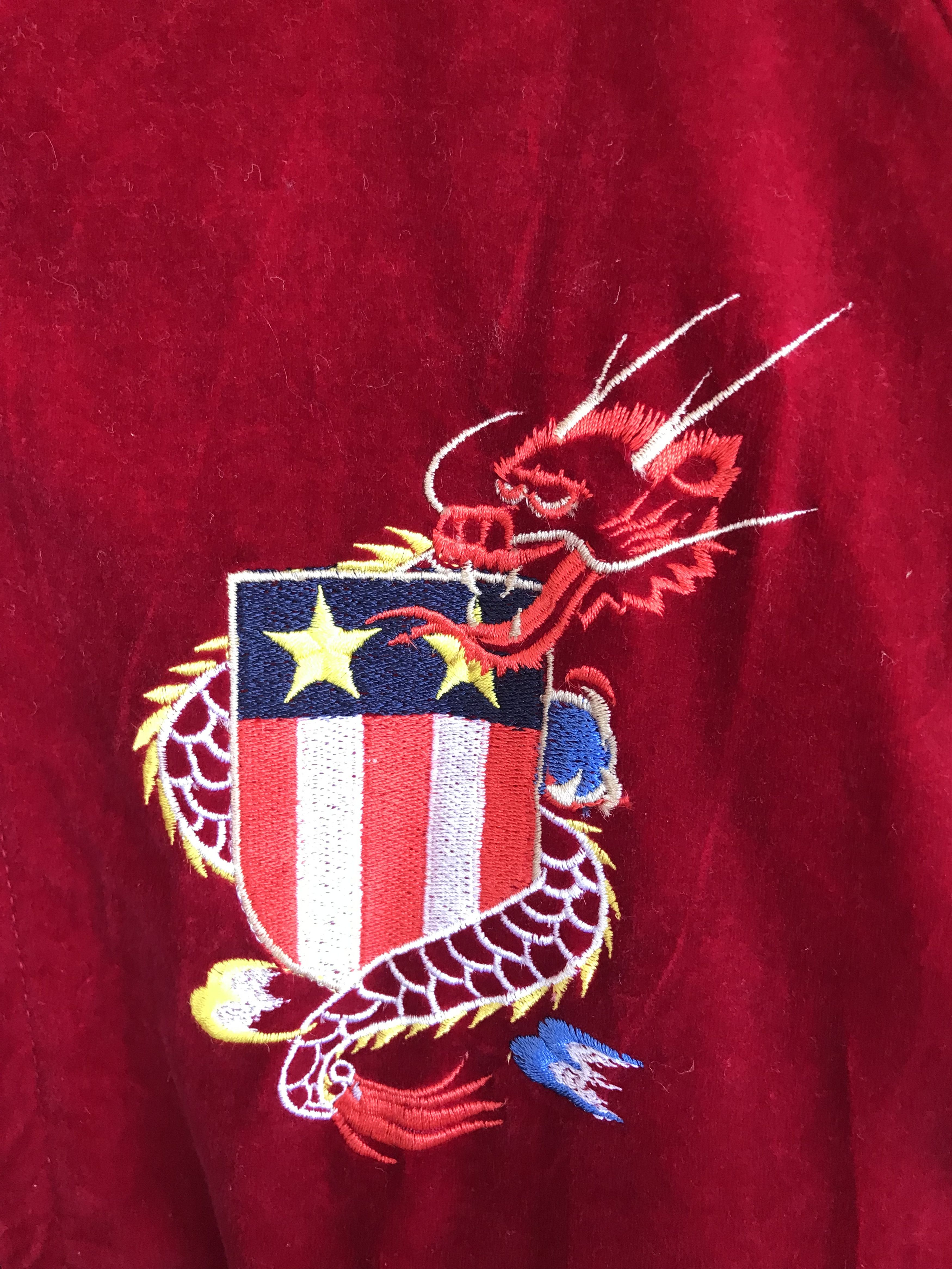 Karakuri Tamashii Vintage Shoot One Dragon American Velvet Sukajan Jacket Size US L / EU 52-54 / 3 - 9 Thumbnail