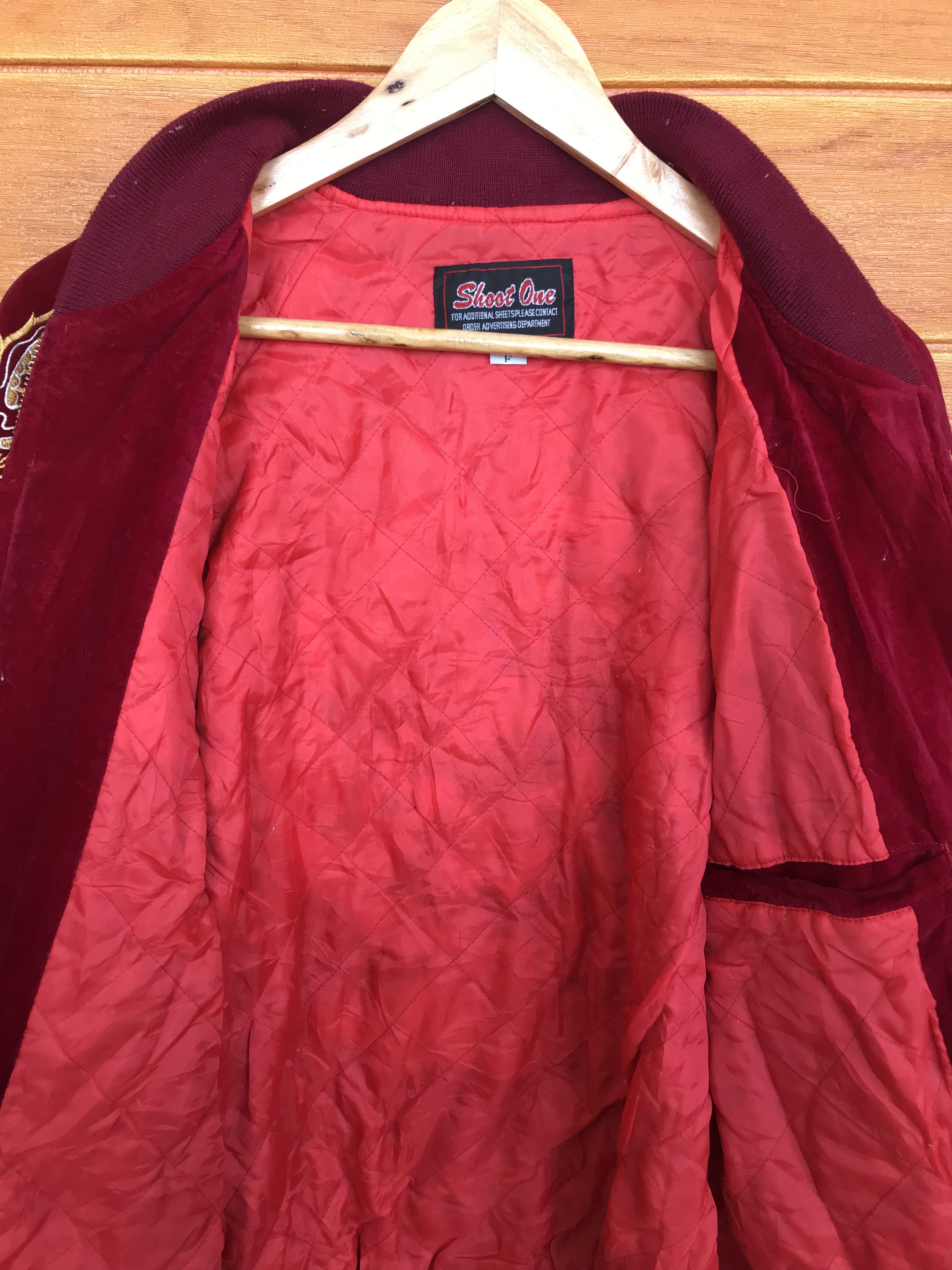 Karakuri Tamashii Vintage Shoot One Dragon American Velvet Sukajan Jacket Size US L / EU 52-54 / 3 - 13 Thumbnail