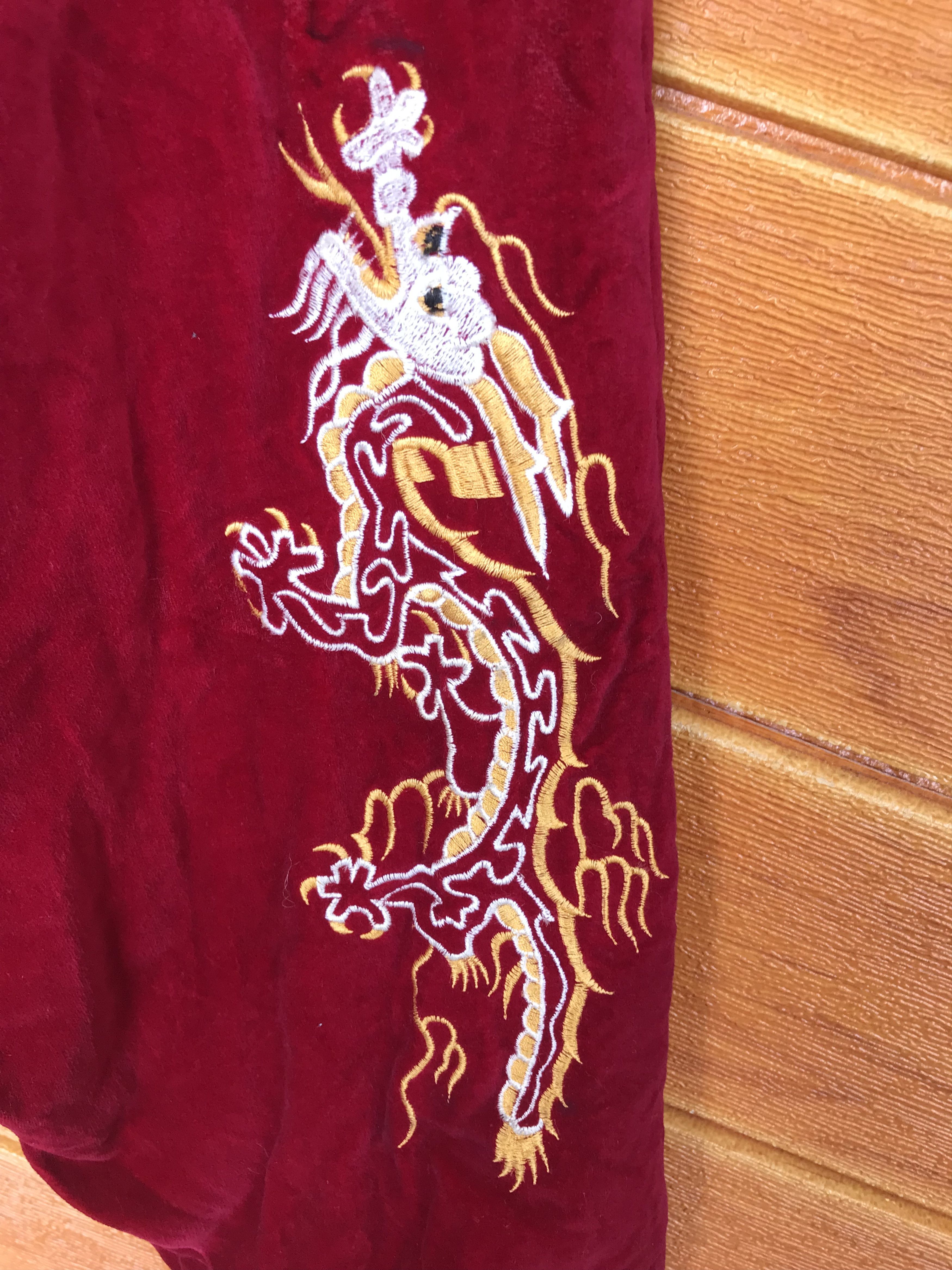 Karakuri Tamashii Vintage Shoot One Dragon American Velvet Sukajan Jacket Size US L / EU 52-54 / 3 - 10 Thumbnail