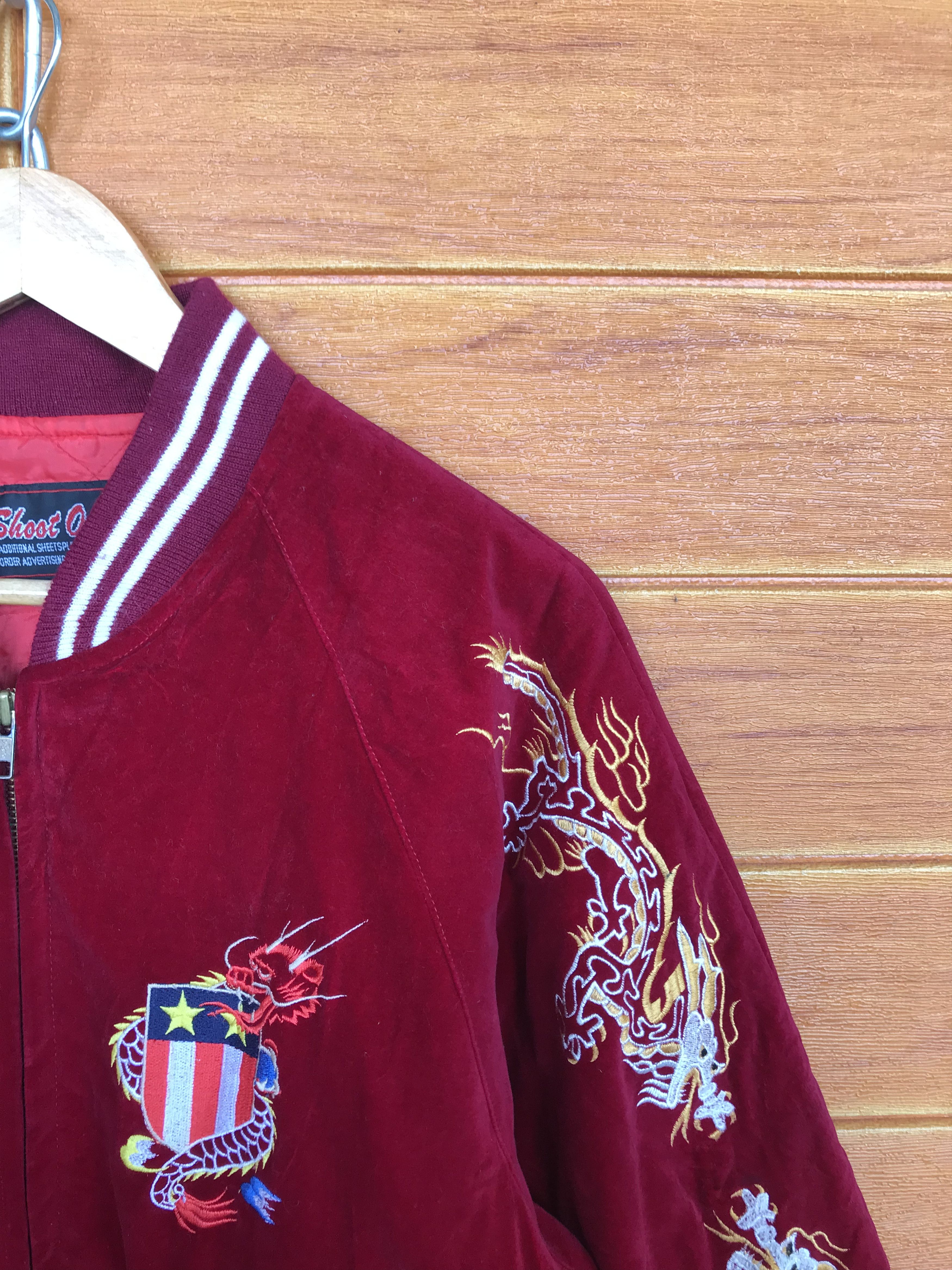 Karakuri Tamashii Vintage Shoot One Dragon American Velvet Sukajan Jacket Size US L / EU 52-54 / 3 - 5 Thumbnail