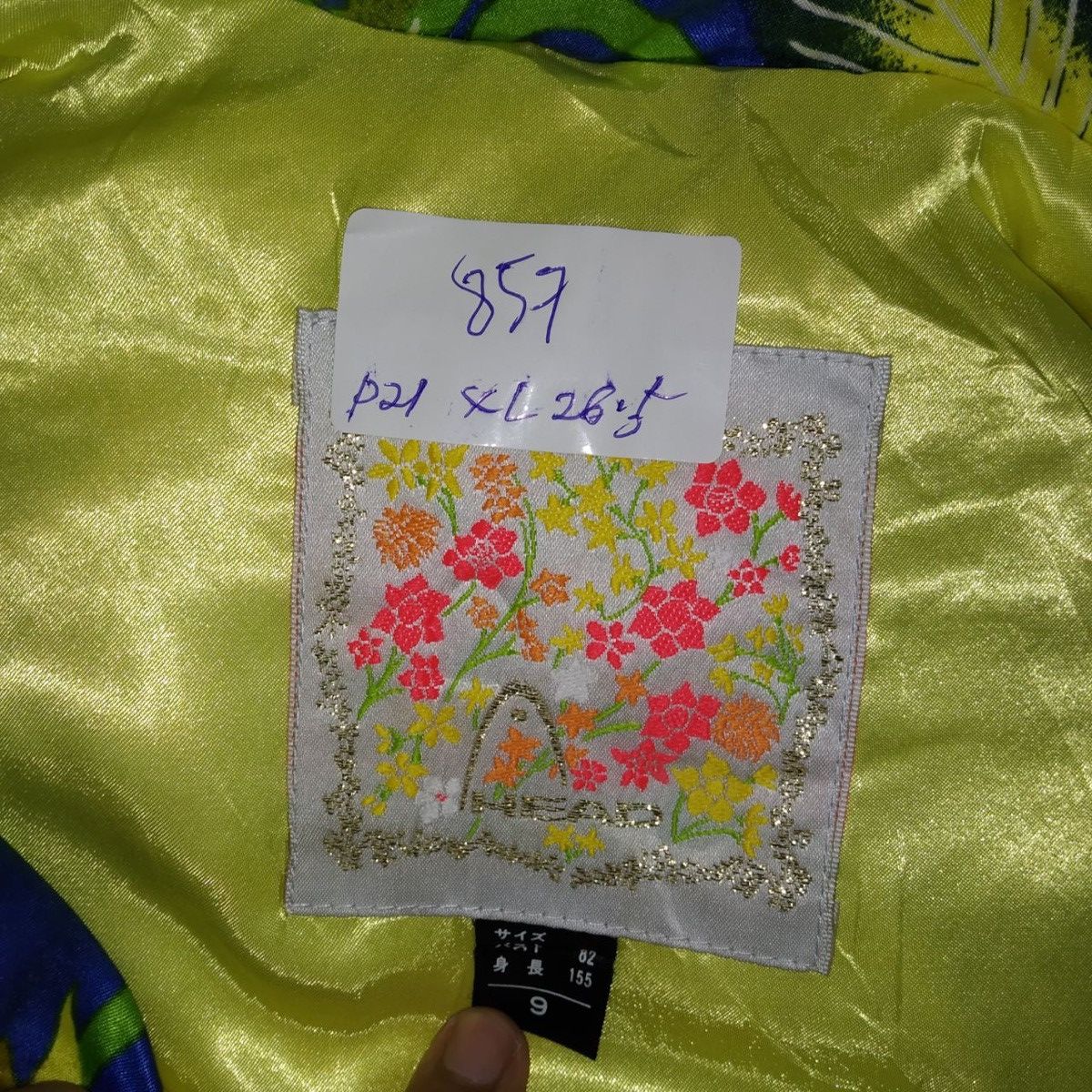 Arts & Science Ski Jacket Japan Overprinted Art Flower Size US M / EU 48-50 / 2 - 6 Thumbnail