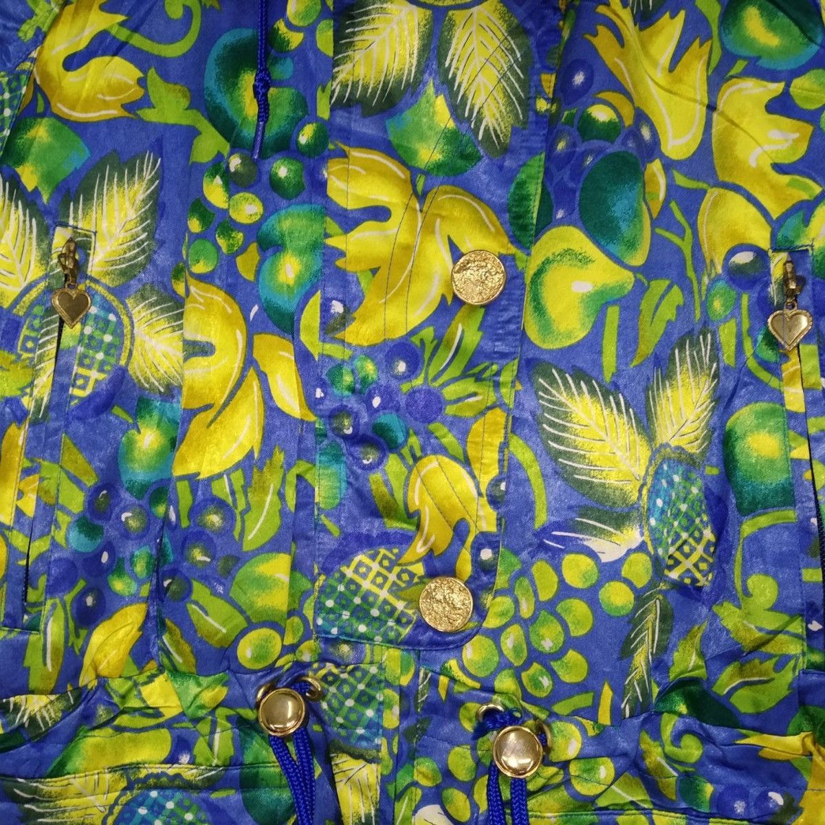 Ski Jacket Japan Overprinted Art Flower Outerwear