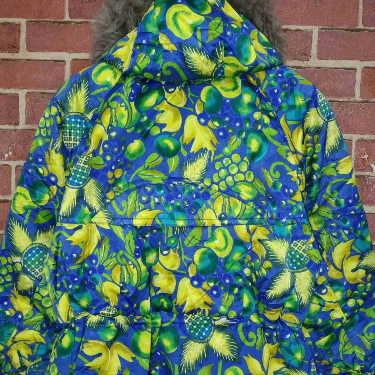 Ski Jacket Japan Overprinted Art Flower Outerwear