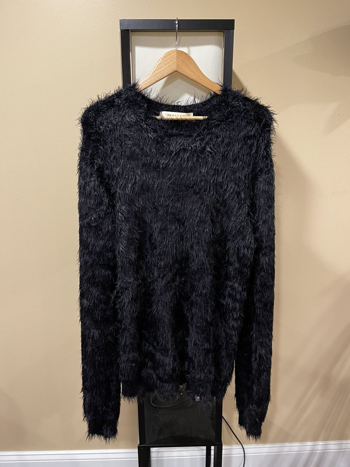 1017 ALYX 9SM × Alyx Alyx 1017 Black Feather Mohair Sweater Size US L / EU 52-54 / 3 - 2 Thumbnail