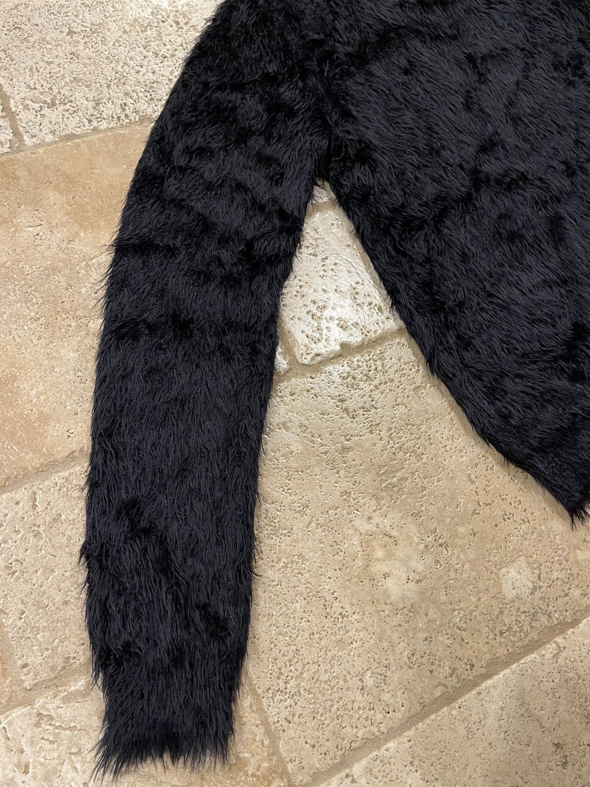 1017 ALYX 9SM × Alyx Alyx 1017 Black Feather Mohair Sweater Size US L / EU 52-54 / 3 - 9 Thumbnail