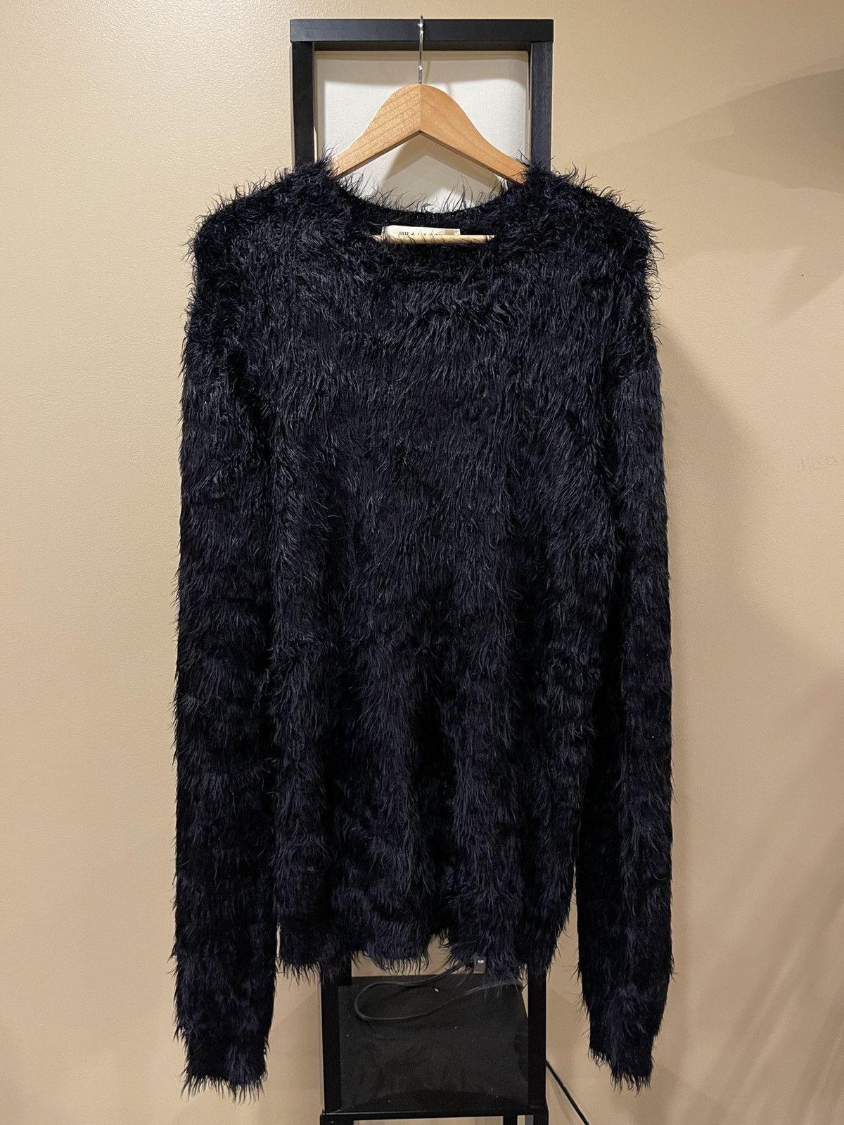1017 ALYX 9SM似モヘアニット黒 1017 alyx 9sm feather crewneck モヘアニット - メルカリ