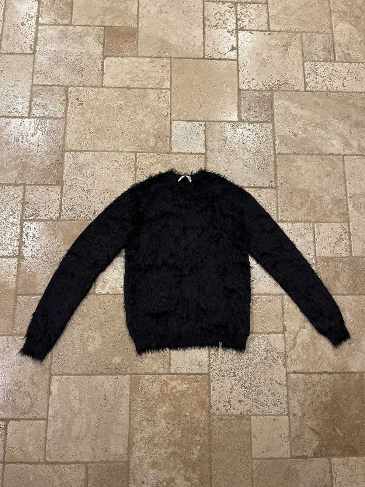 1017 ALYX 9SM × Alyx Alyx 1017 Black Feather Mohair Sweater Size US L / EU 52-54 / 3 - 7 Thumbnail