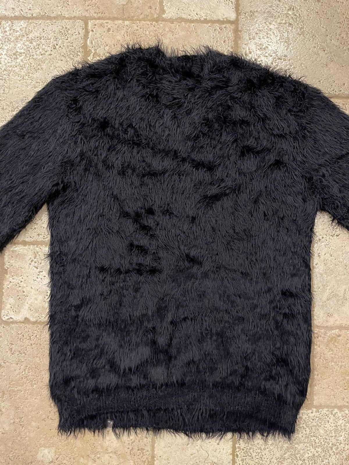 1017 ALYX 9SM × Alyx Alyx 1017 Black Feather Mohair Sweater Size US L / EU 52-54 / 3 - 6 Thumbnail