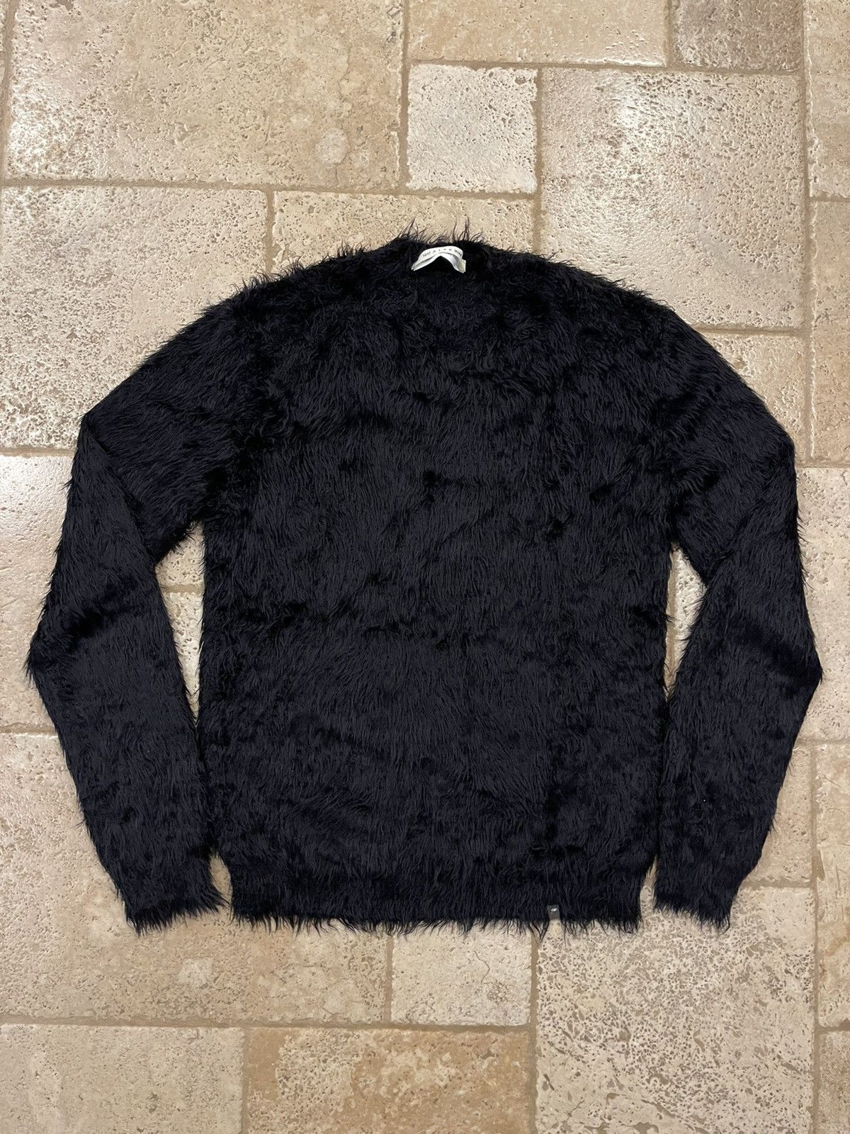 1017 ALYX 9SM × Alyx Alyx 1017 Black Feather Mohair Sweater Size US L / EU 52-54 / 3 - 5 Thumbnail