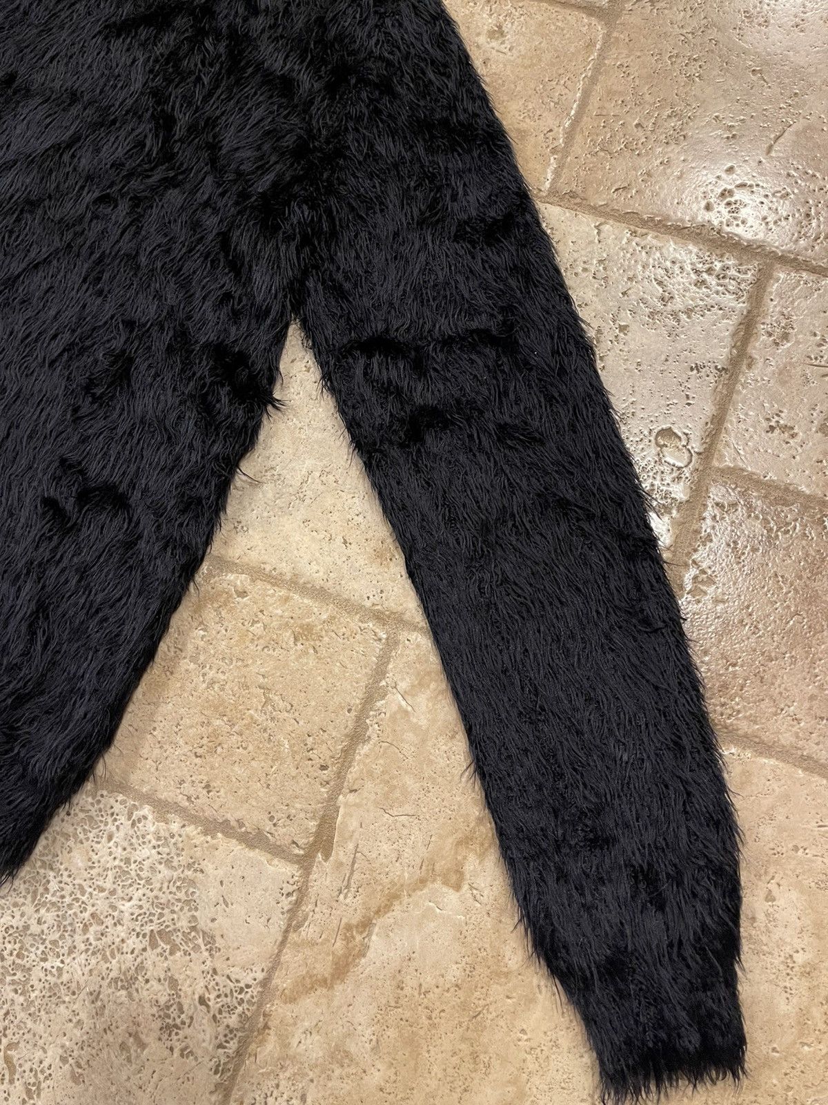 1017 ALYX 9SM × Alyx Alyx 1017 Black Feather Mohair Sweater Size US L / EU 52-54 / 3 - 12 Thumbnail