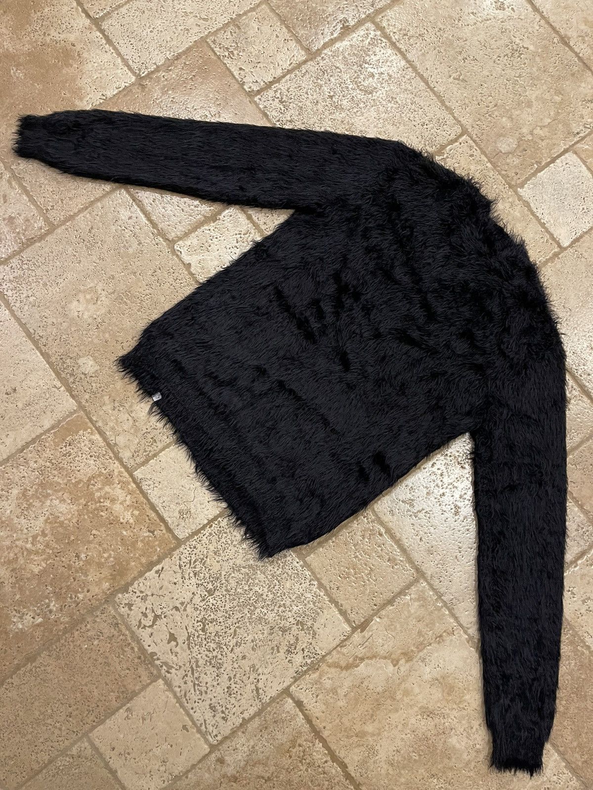 1017 ALYX 9SM × Alyx Alyx 1017 Black Feather Mohair Sweater Size US L / EU 52-54 / 3 - 8 Thumbnail