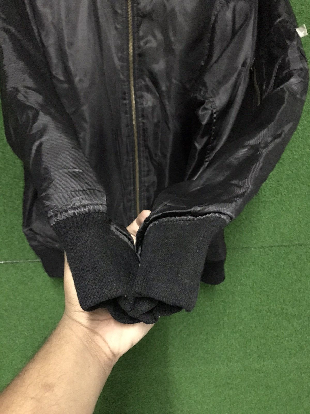 Vintage Vintage MA-1 Flight Bomber Jacket Black USA Size US L / EU 52-54 / 3 - 6 Thumbnail