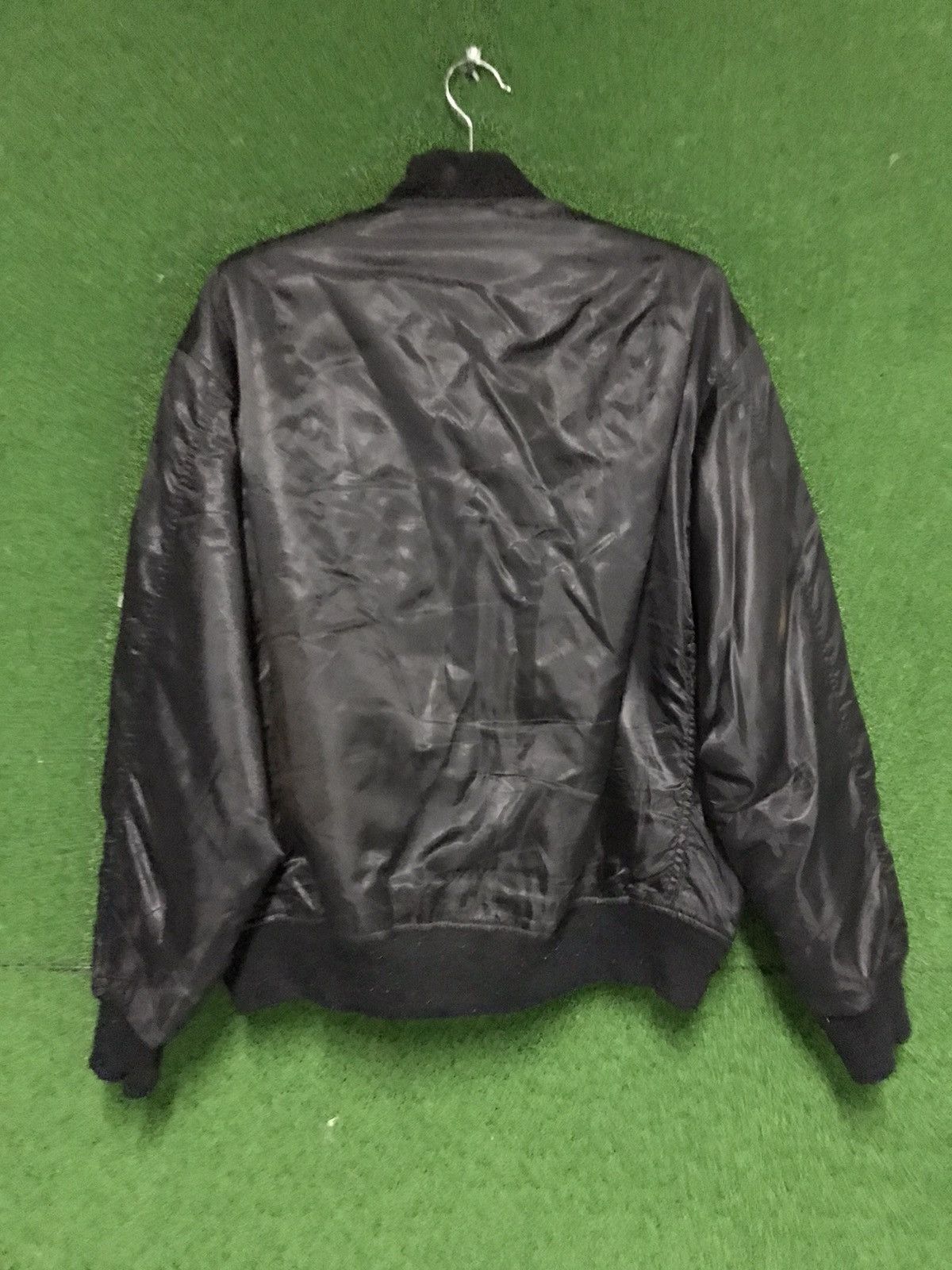 Vintage Vintage MA-1 Flight Bomber Jacket Black USA Size US L / EU 52-54 / 3 - 4 Thumbnail