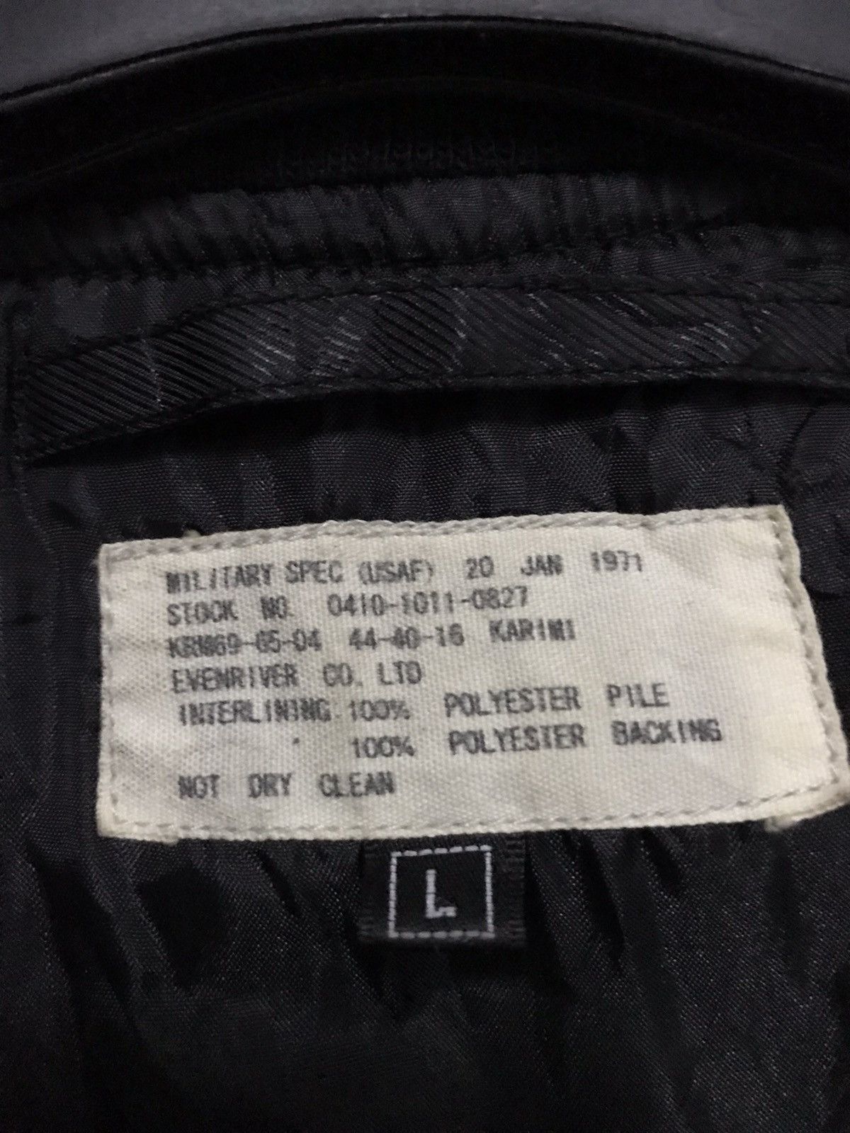Vintage Vintage MA-1 Flight Bomber Jacket Black USA Size US L / EU 52-54 / 3 - 7 Thumbnail