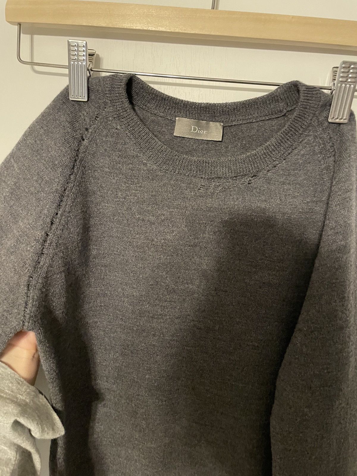 Dior Dior Homme AW05 Claw Damage Crewneck Knit Size US XS / EU 42 / 0 - 4 Thumbnail