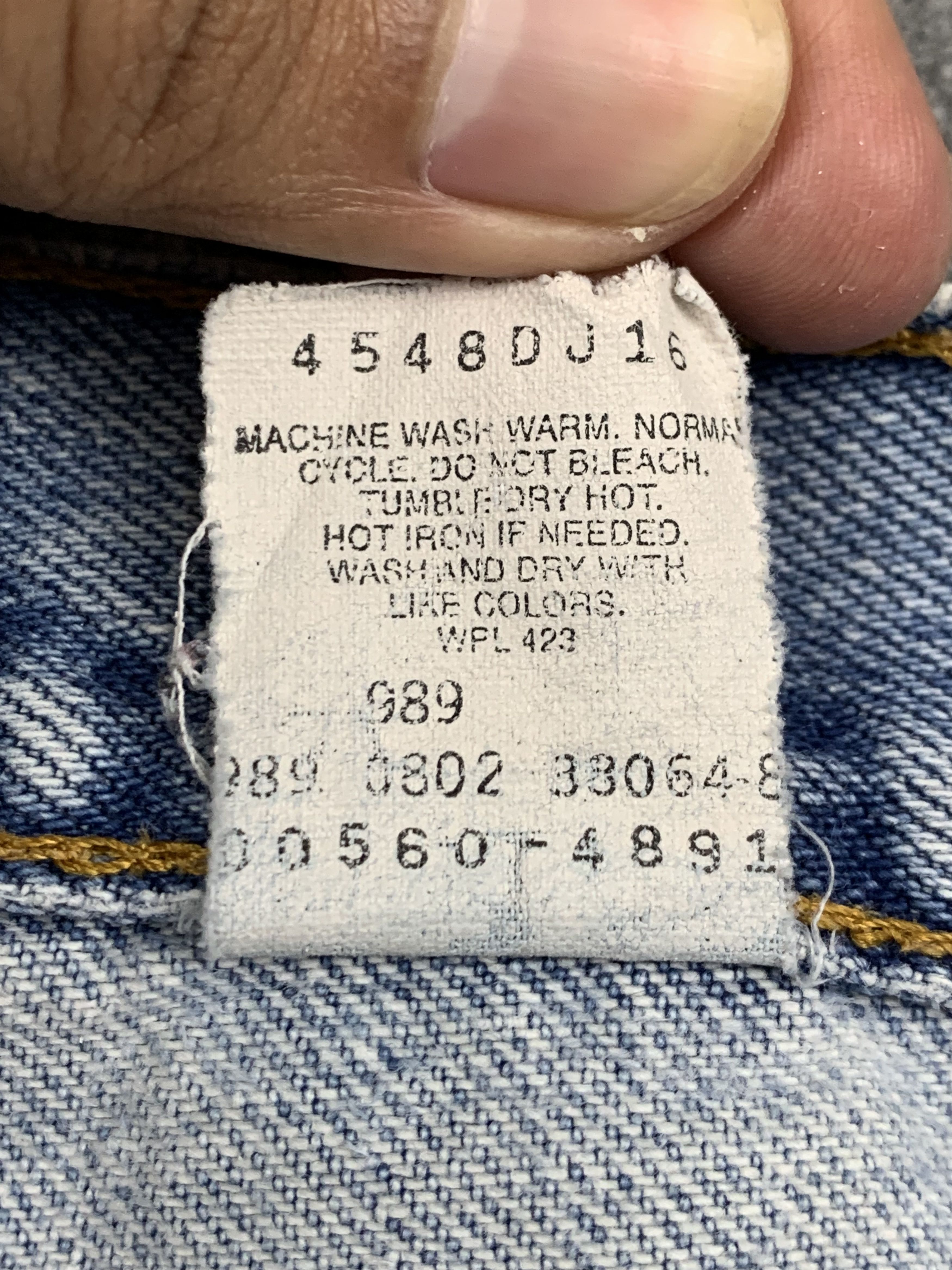 Levi's Vintage 90s Levis 560 Light Wash Jeans Size US 36 / EU 52 - 8 Thumbnail